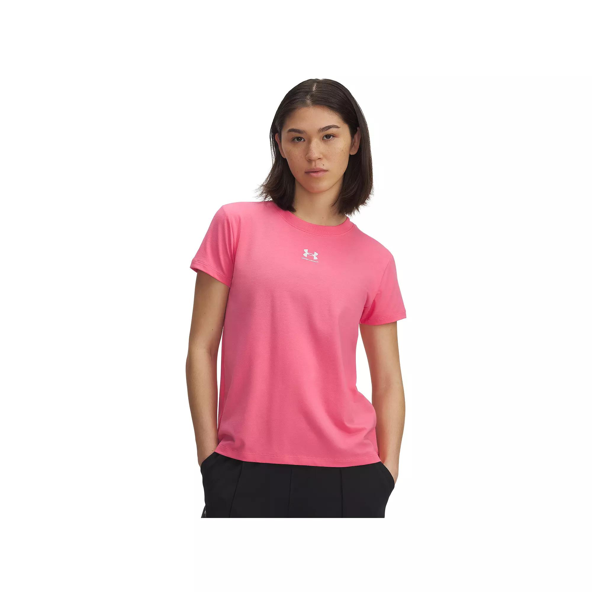 Women's Under Armour Rival Core Short Sleeve Tee,  Product Image