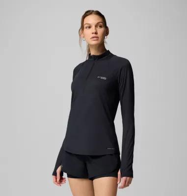 Columbia Womens Endless Trail Half Zip Mesh Long Sleeve Shirt- Product Image