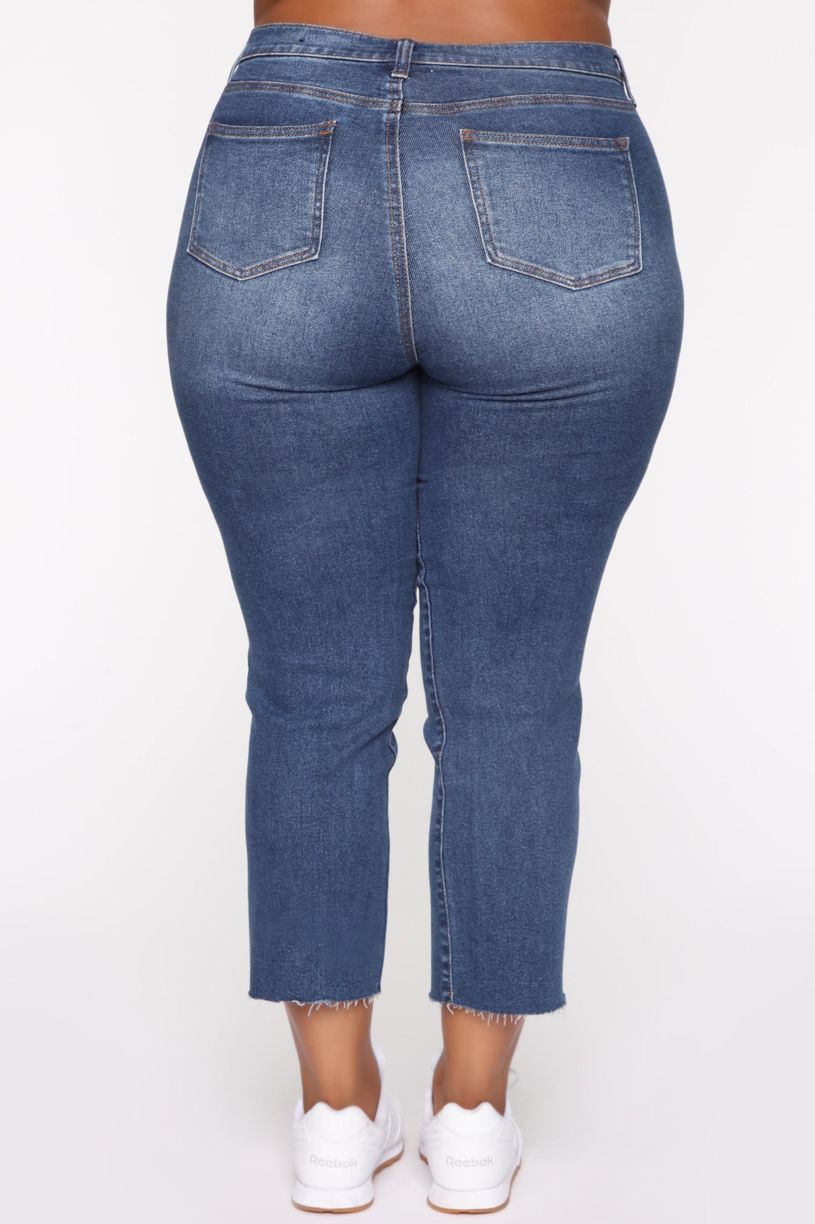 Burning Love High Rise Mom Jeans - Medium Blue Wash Product Image