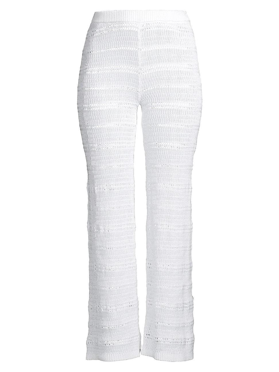 Womens Marbella Crocheted Cover-Up Pants Product Image