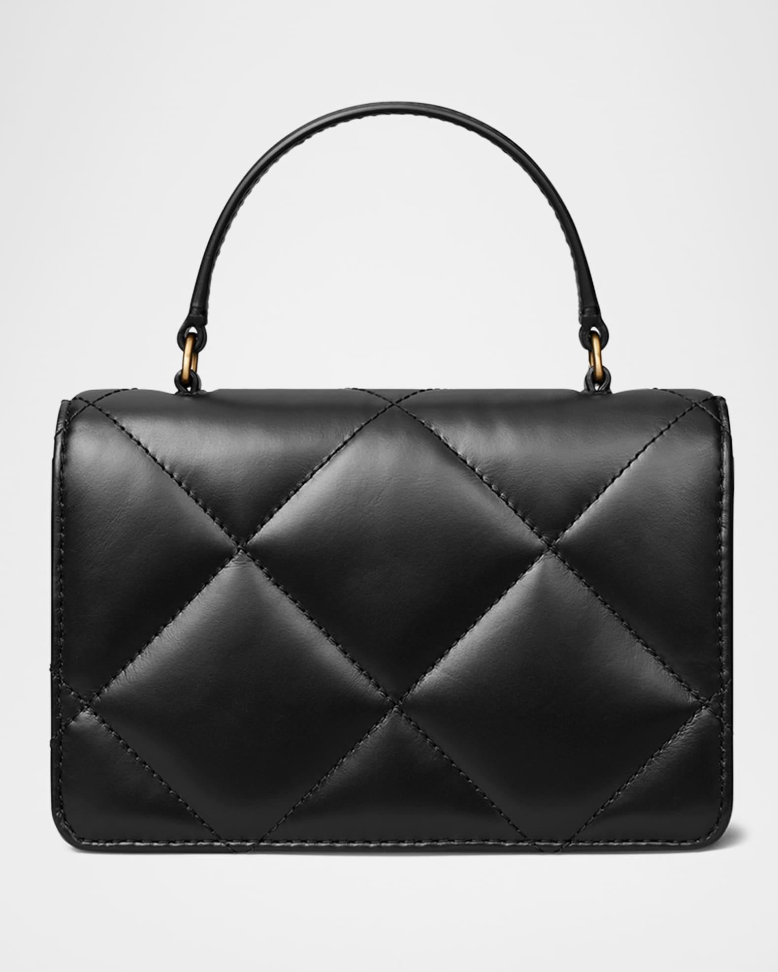 Kira Mini Quilted Leather Top-Handle Bag Product Image