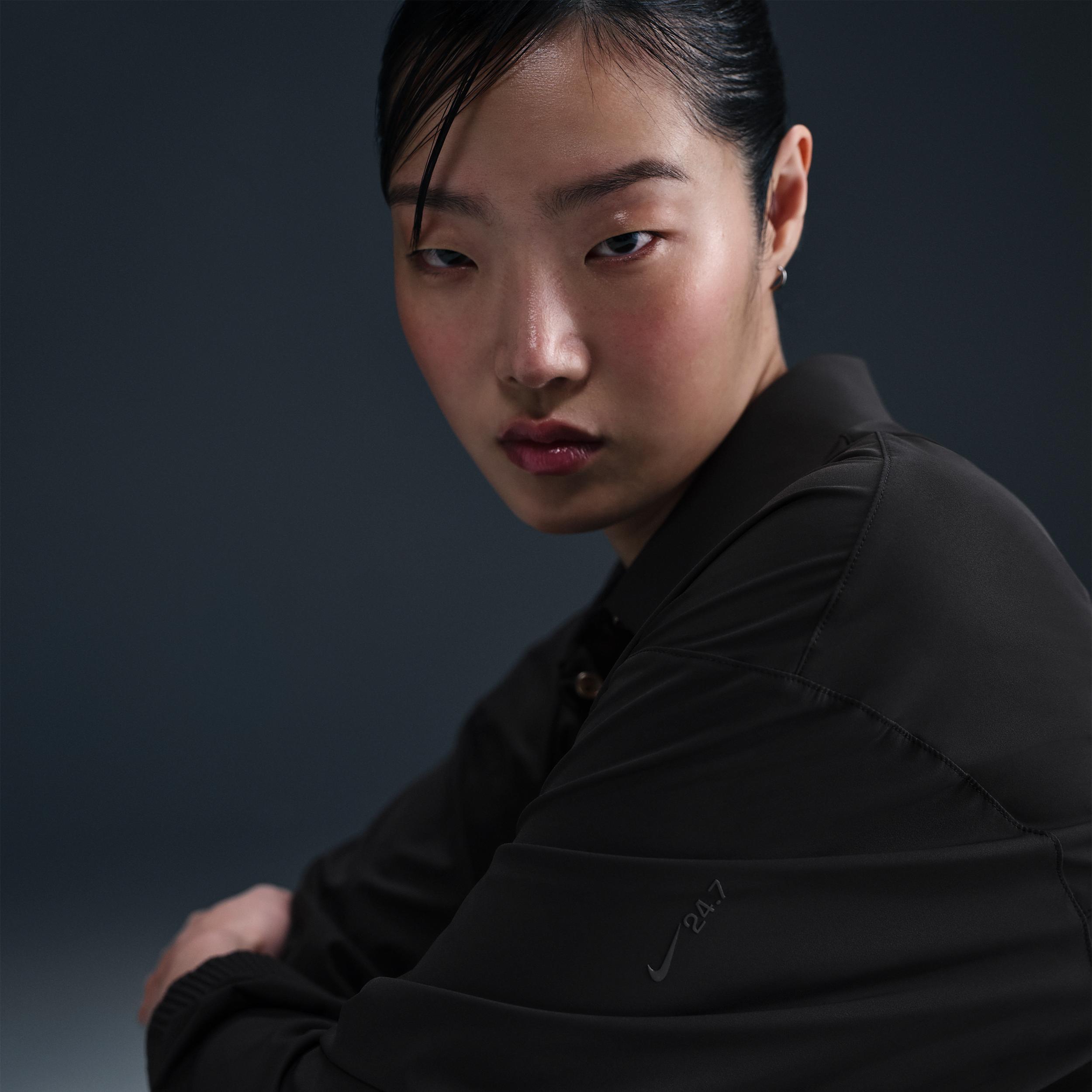 Nike Womens 24.7 PerfectStretch Dri-FIT Oversized Long-Sleeve Shirt | HM8385-455 Product Image