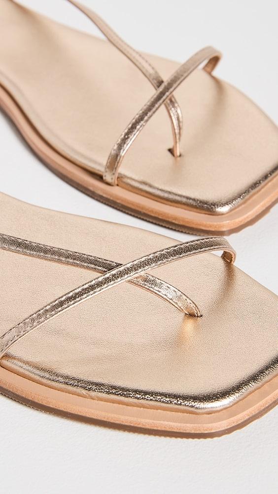 KAANAS Alayta Square Toe Naked Sandals | Shopbop Product Image