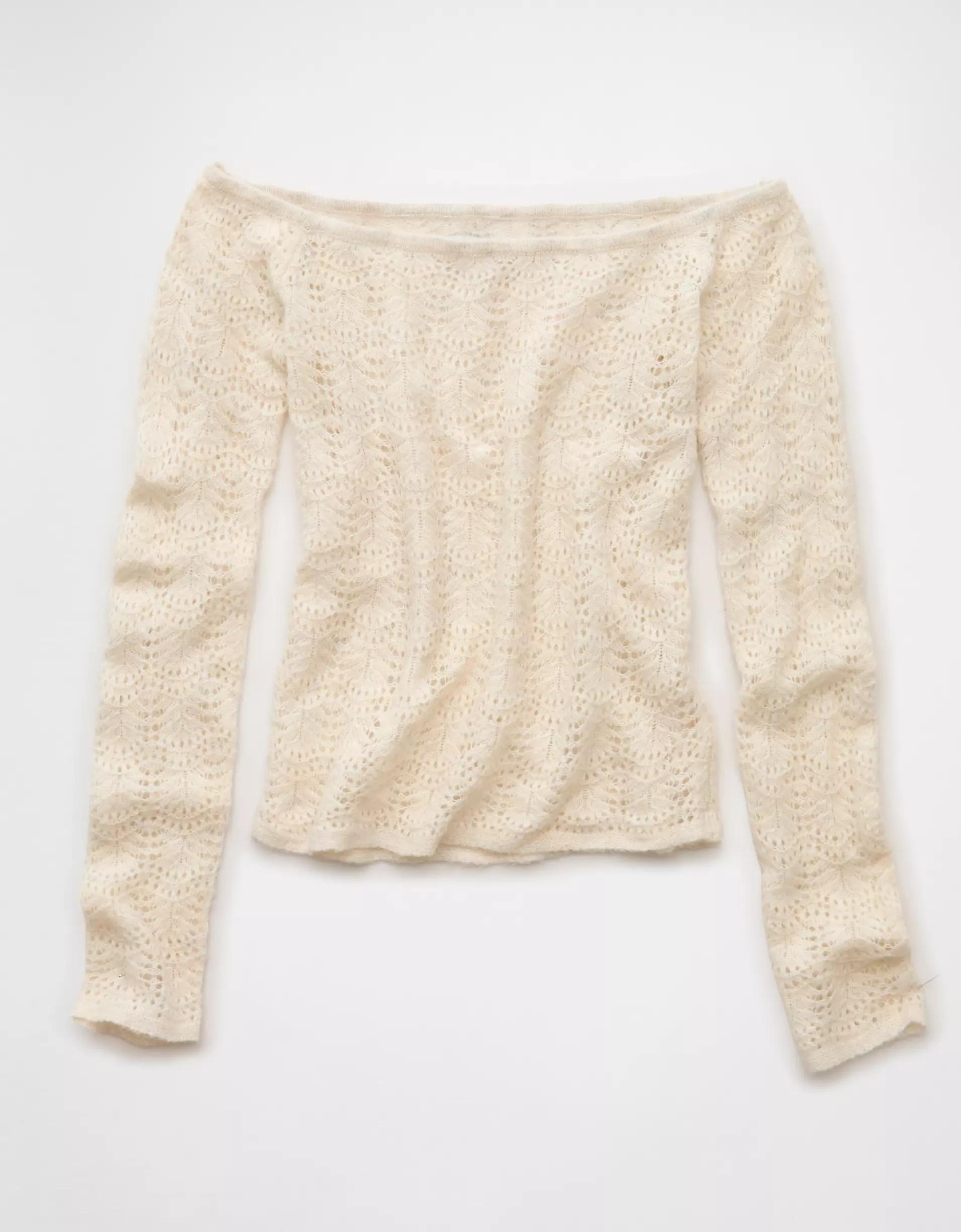 AE Off-The-Shoulder Sweater  Product Image