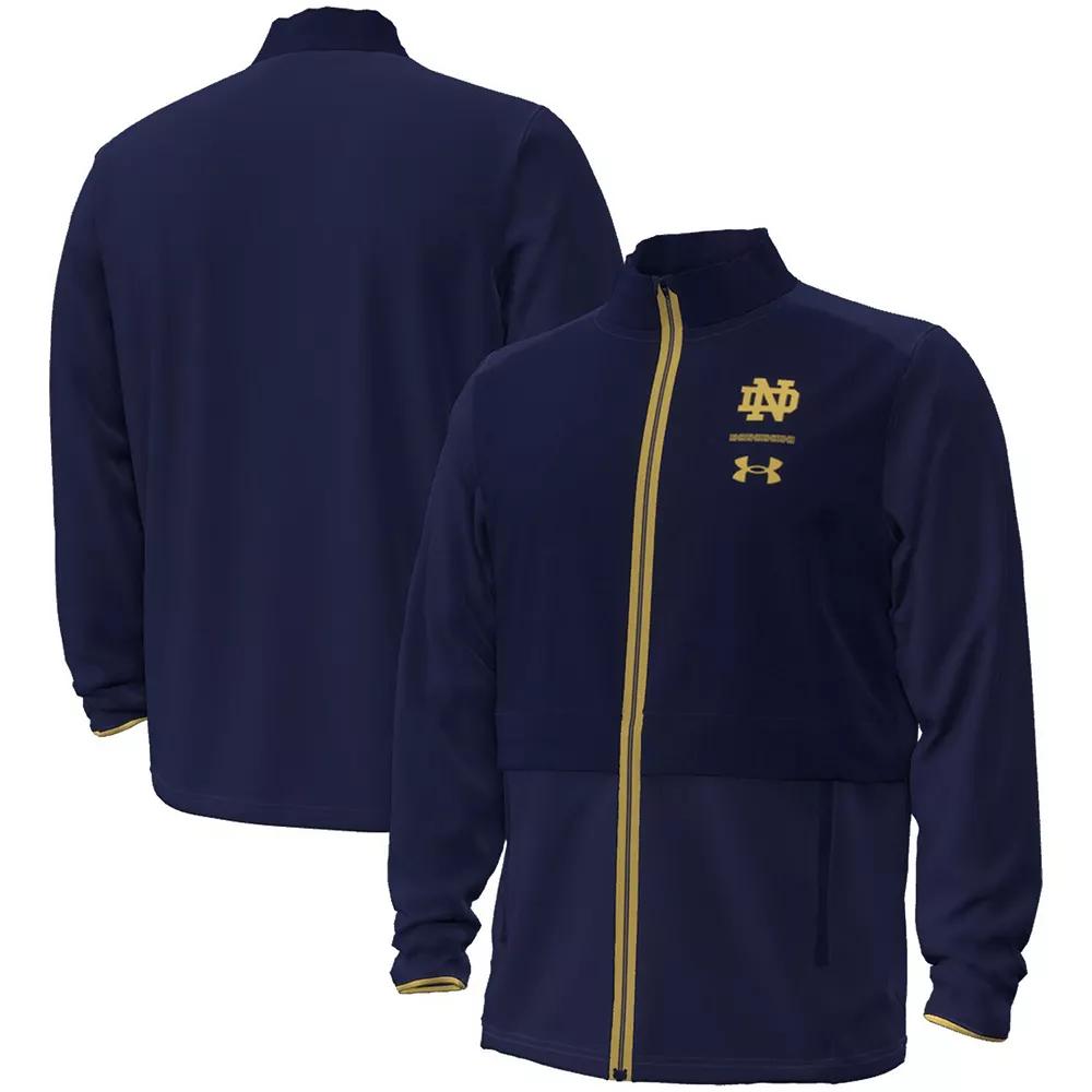 Men's Under Armour Navy Notre Dame Fighting Irish 2023 Aer Lingus College Football Classic Full-Zip Jacket,  Product Image