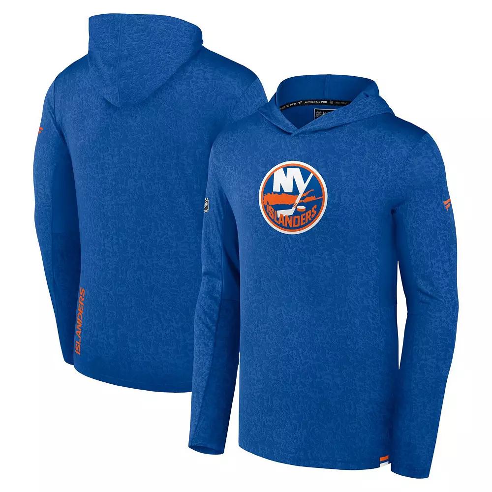 Mens Fanatics Branded Royal New York Islanders Authentic Pro Lightweight Pullover Hoodie Product Image