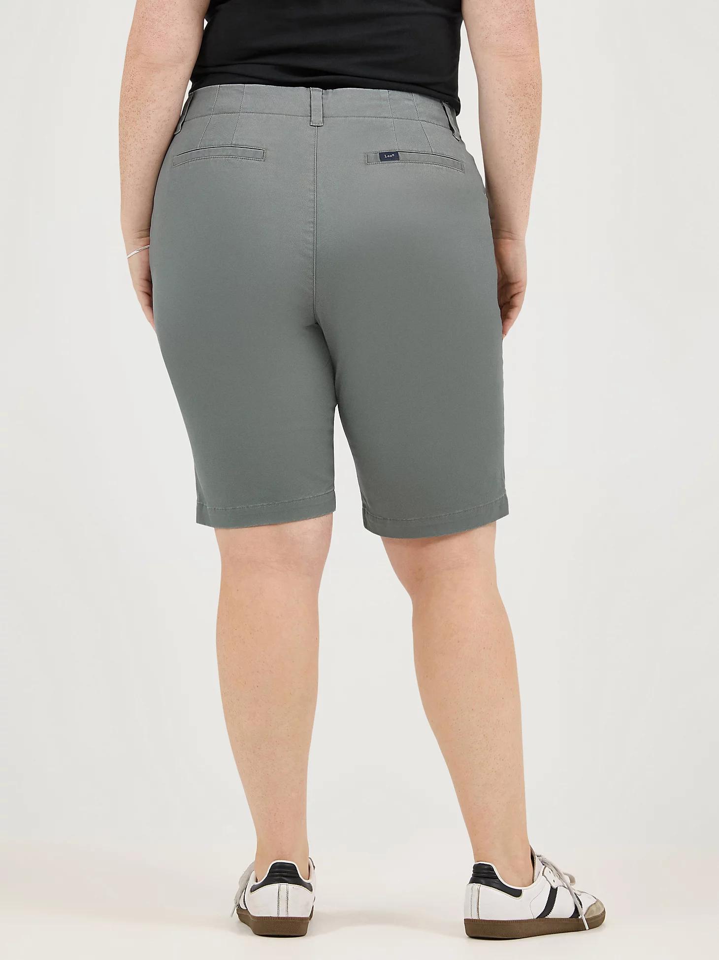 Women's Legendary Denim Chino Bermuda (Plus) | Women's Shorts | Lee® Product Image