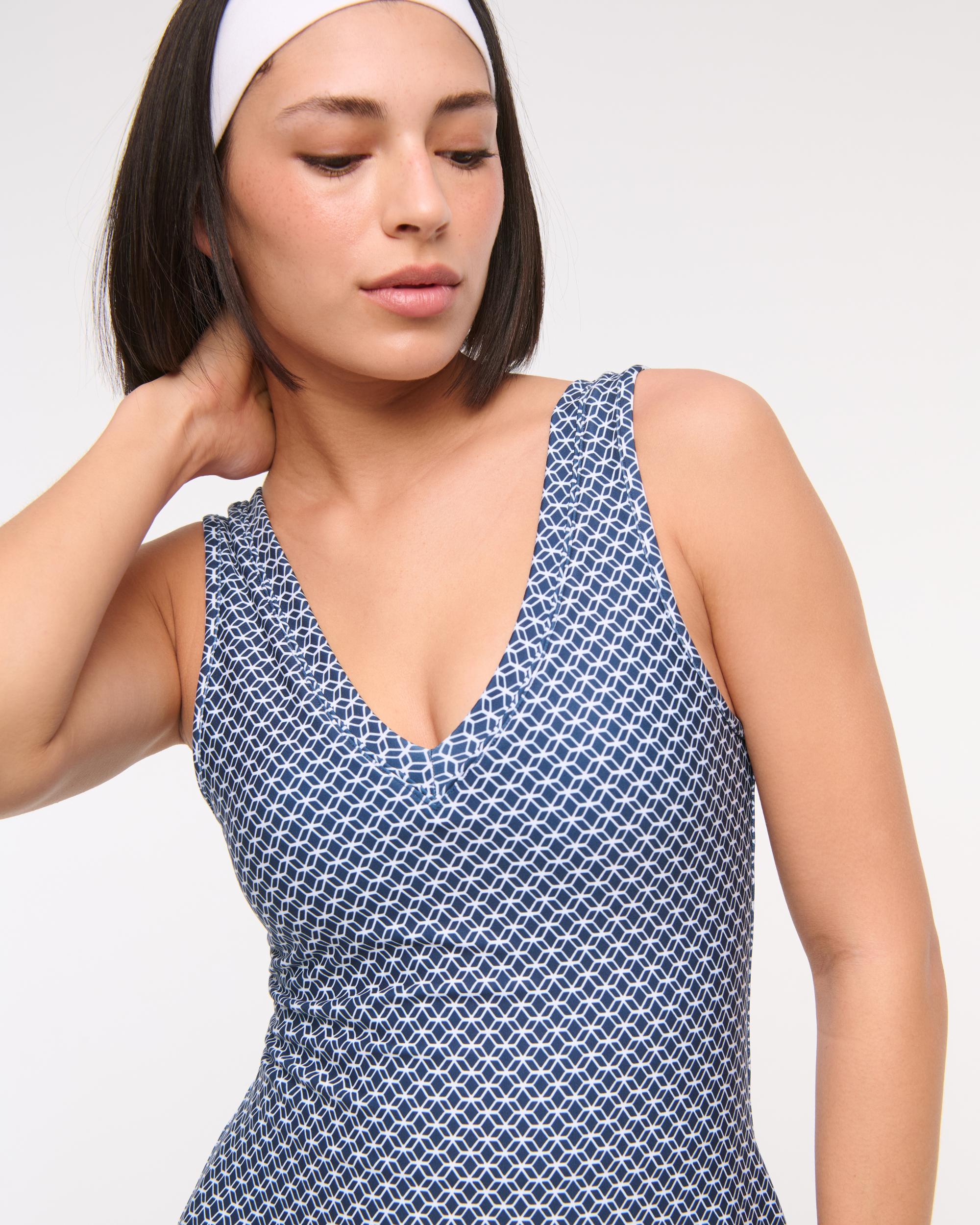 YPB sculptLUX V-Neck Mini Dress Product Image