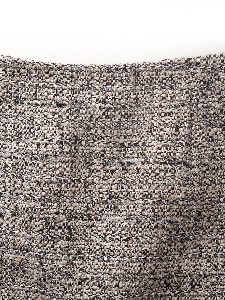 Wool Blend Tweed A-Line Women Mini Skirt Product Image