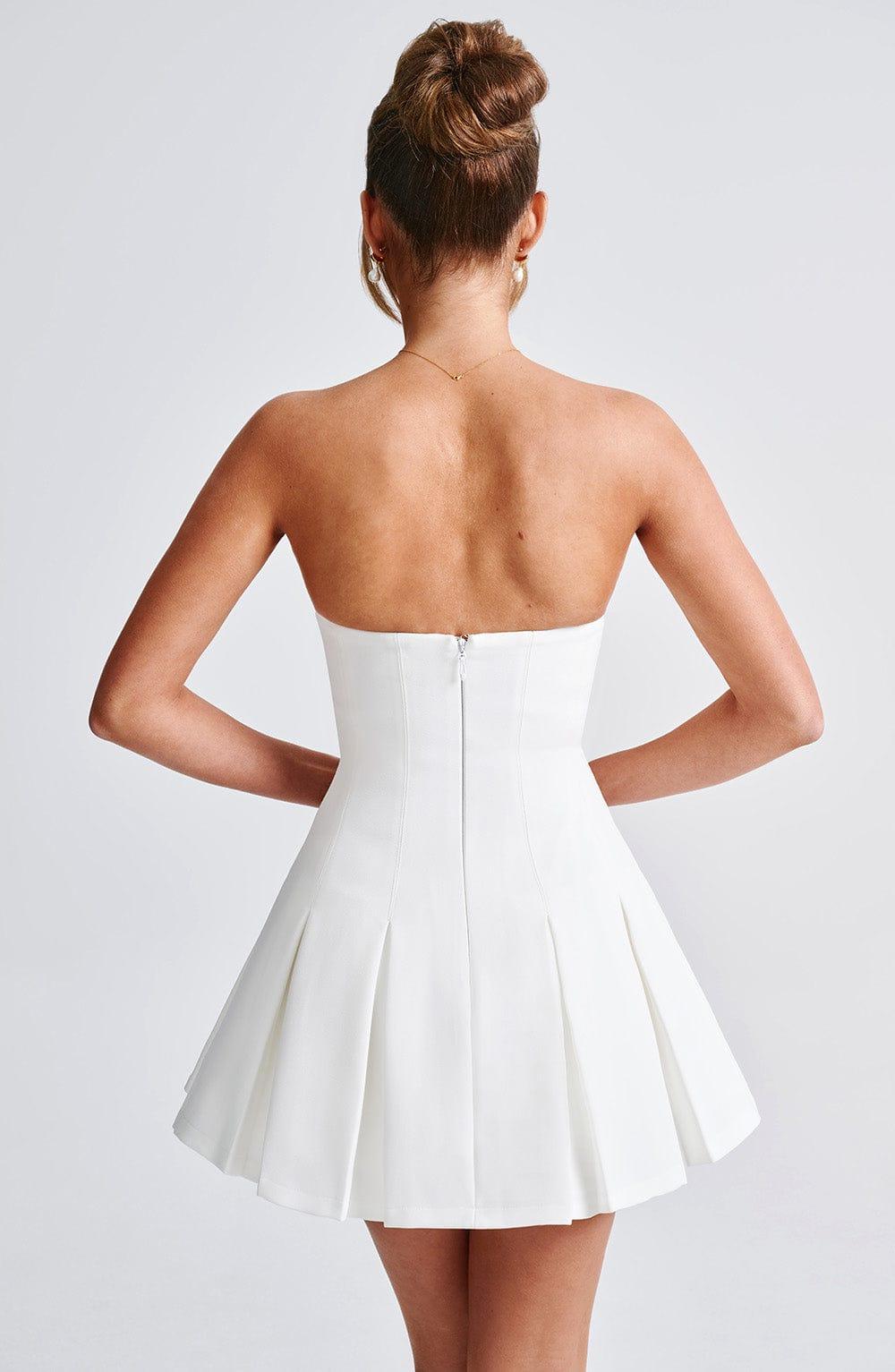 Bryony Mini Dress - Ivory Product Image