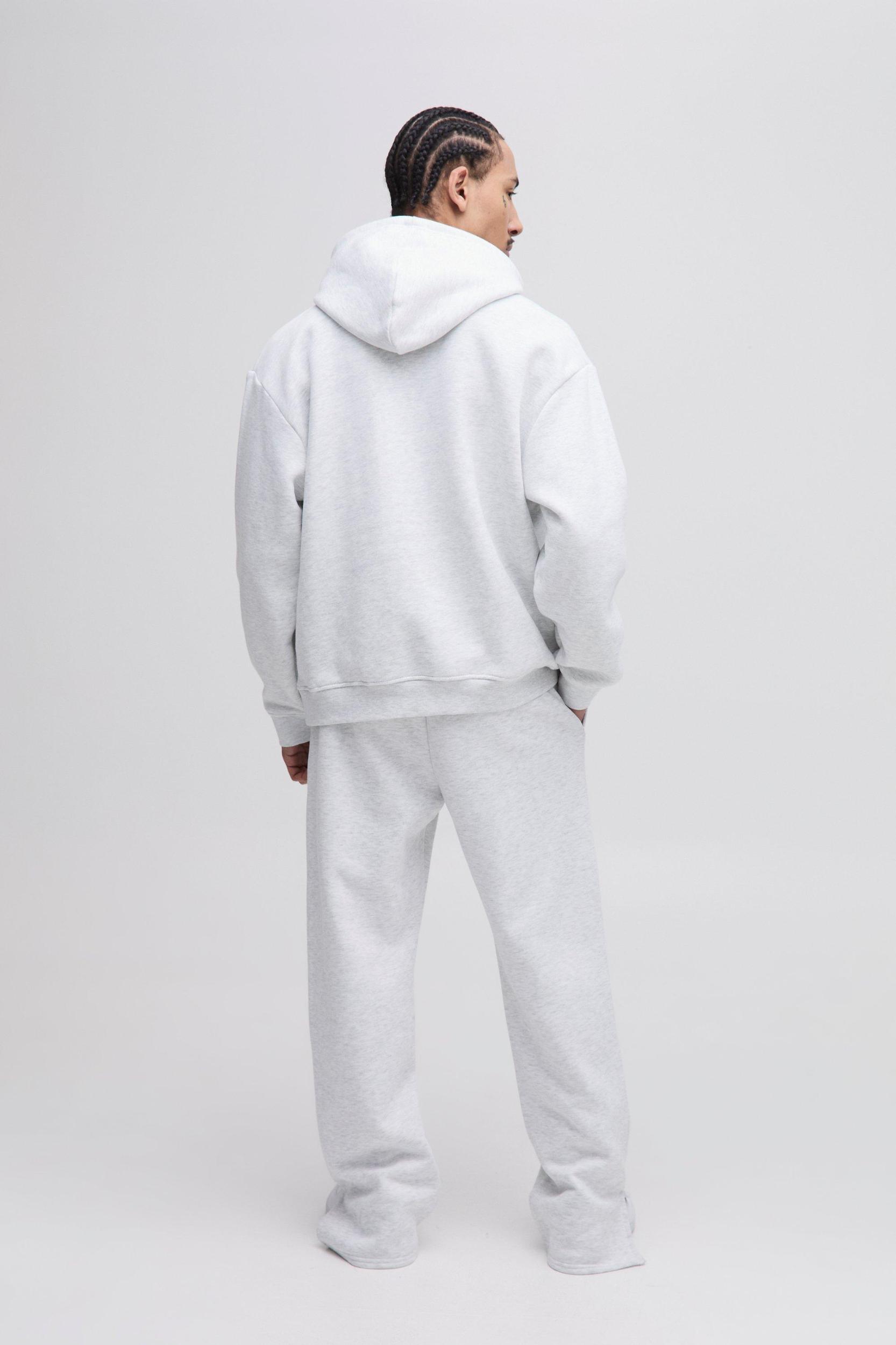 Straight Leg Homme Split Hem Sweatpants | boohooMAN USA Product Image