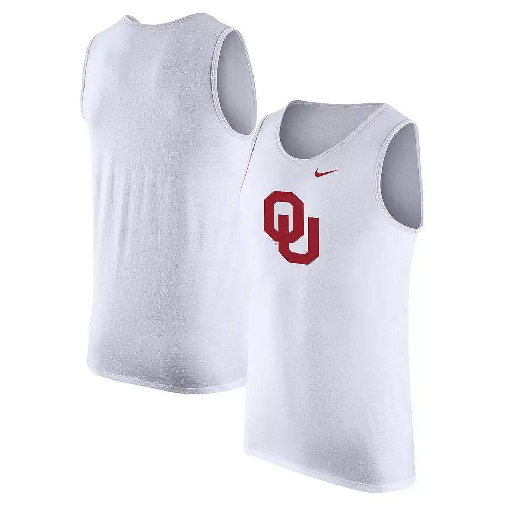 Men's Nike White Oklahoma Sooners Tank Top,  Product Image