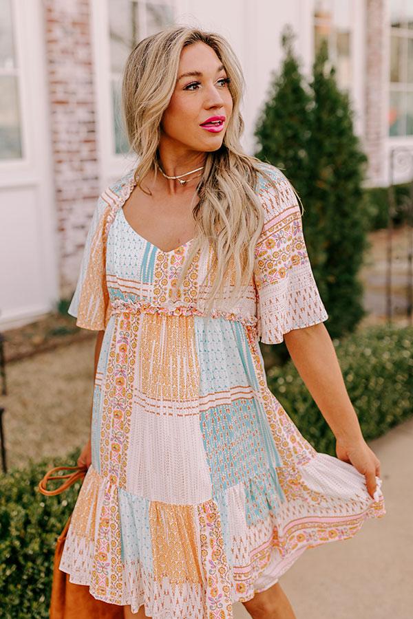 Seeking The Shore Shift Dress in Ivory Product Image