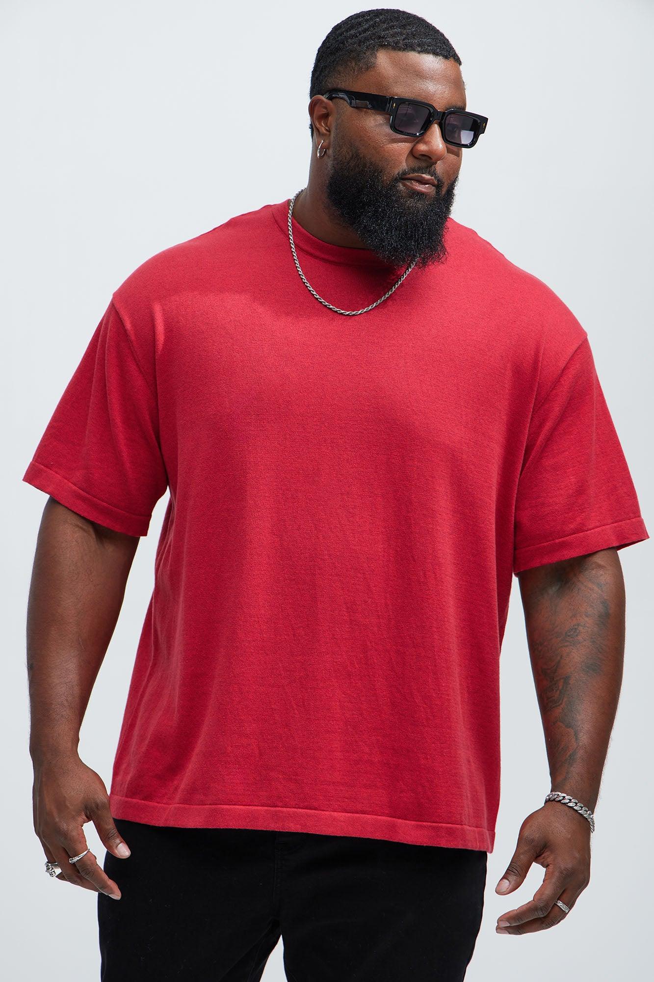 Henshaw Knit Tee - Red Product Image