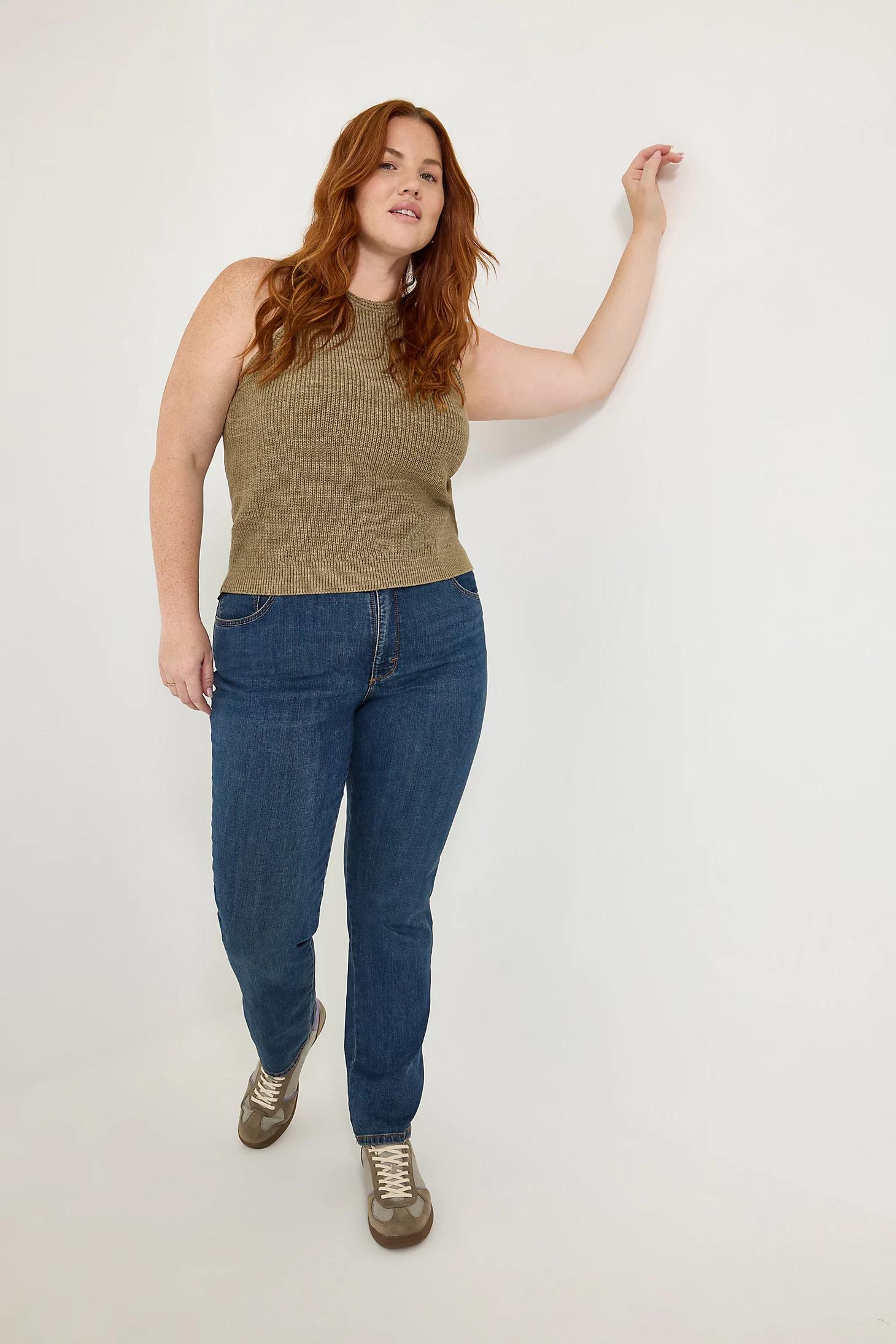 Women's Instantly Slims Relaxed Fit Straight Leg Jean (Plus) | Women's Jeans | Lee® Product Image