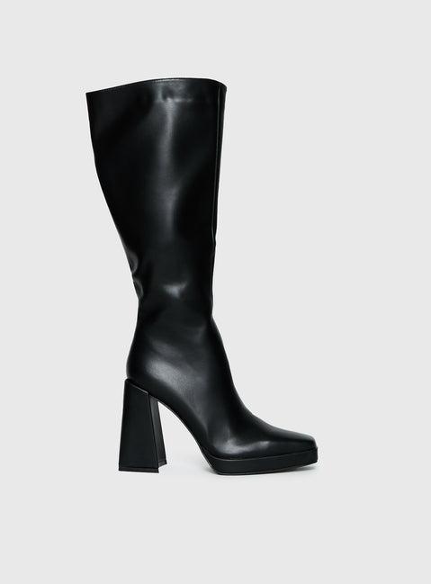 Montgomery Boots Matte Black Product Image