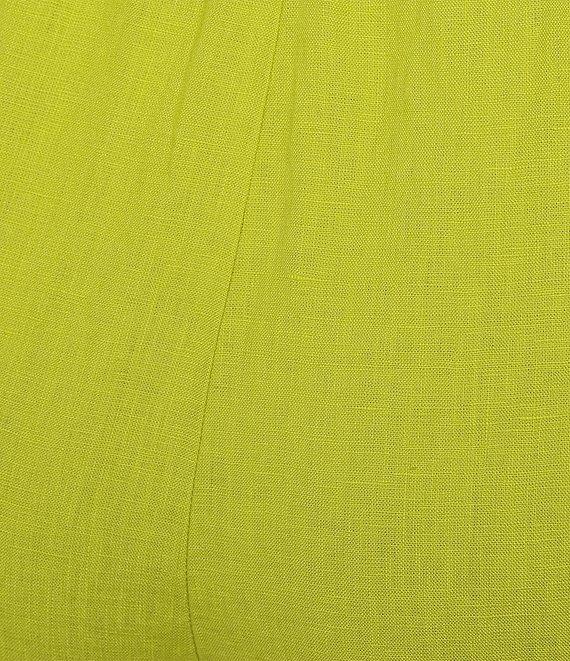 Eileen Fisher Plus Organic Linen Elastic Waist Wide Leg Pants Product Image