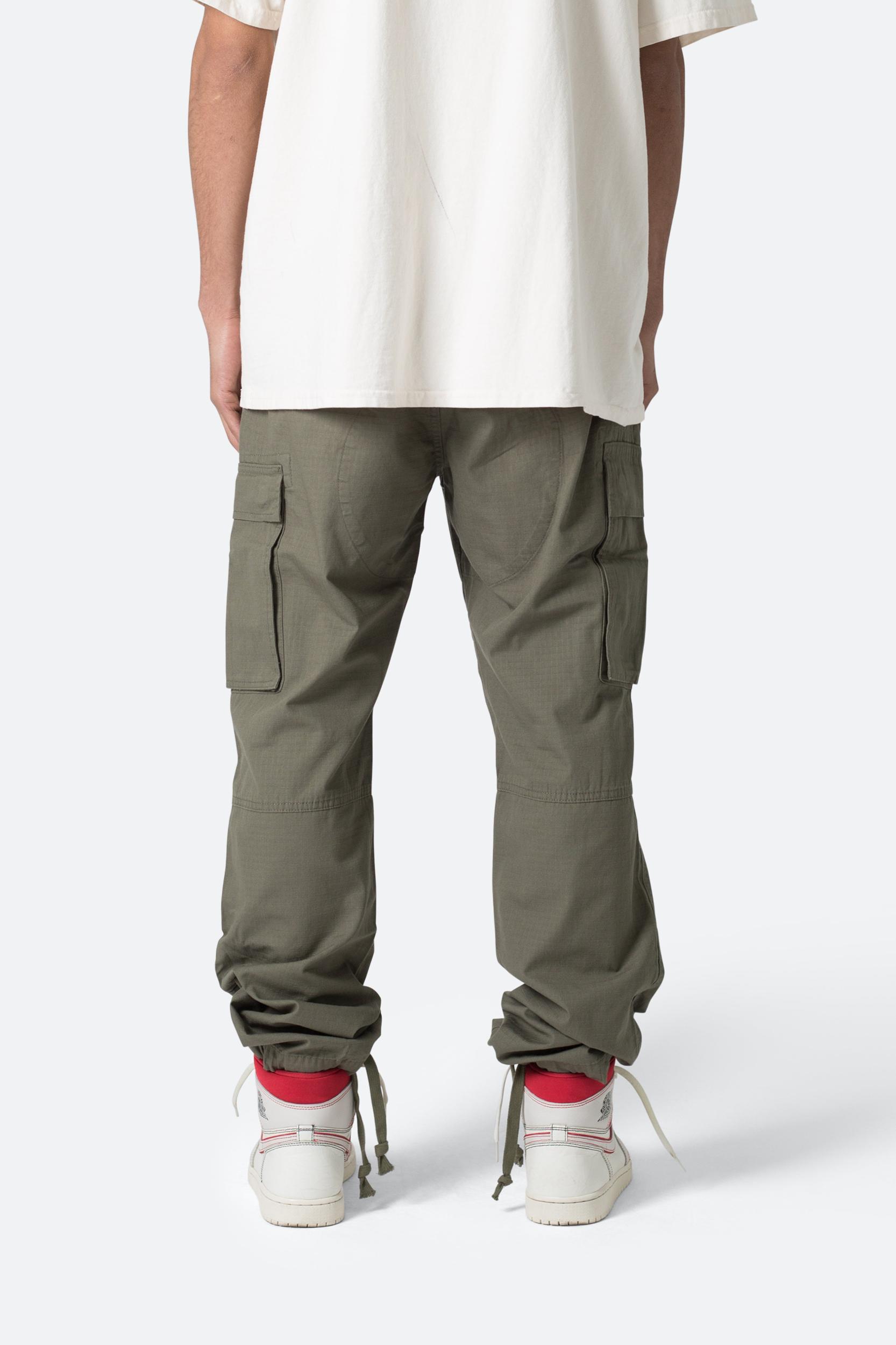 Vintage Cargo Pants - Olive Product Image