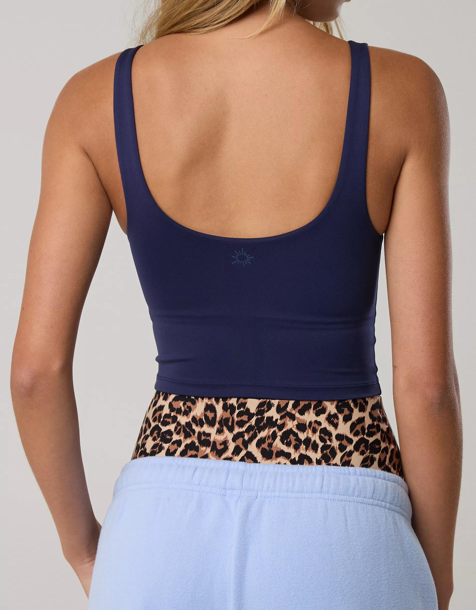 OFFLINE By Aerie Real Me Low Key Longline Sports Bra Product Image