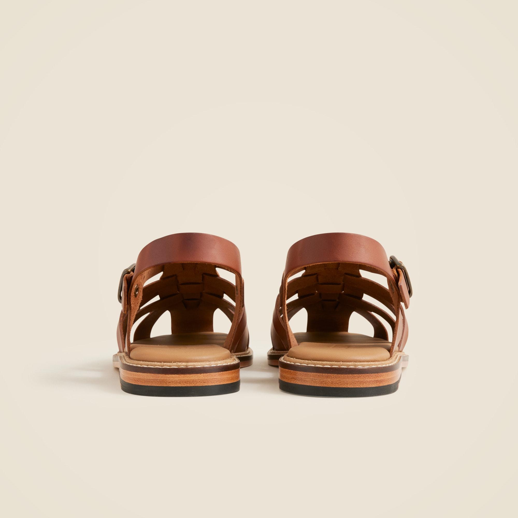 Fisherman sandals in leather Product Image