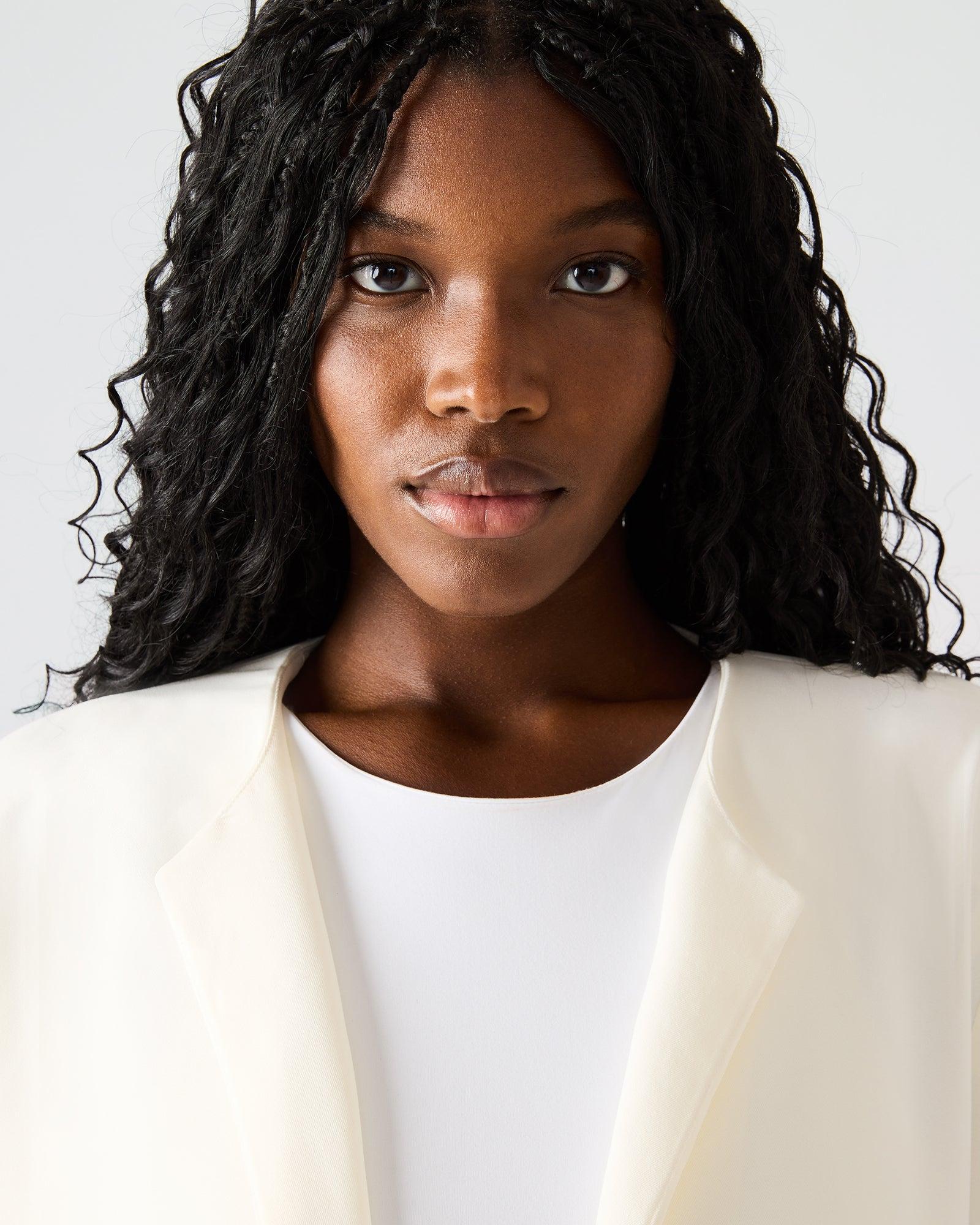 SERENEA BLAZER WHITE Female Product Image