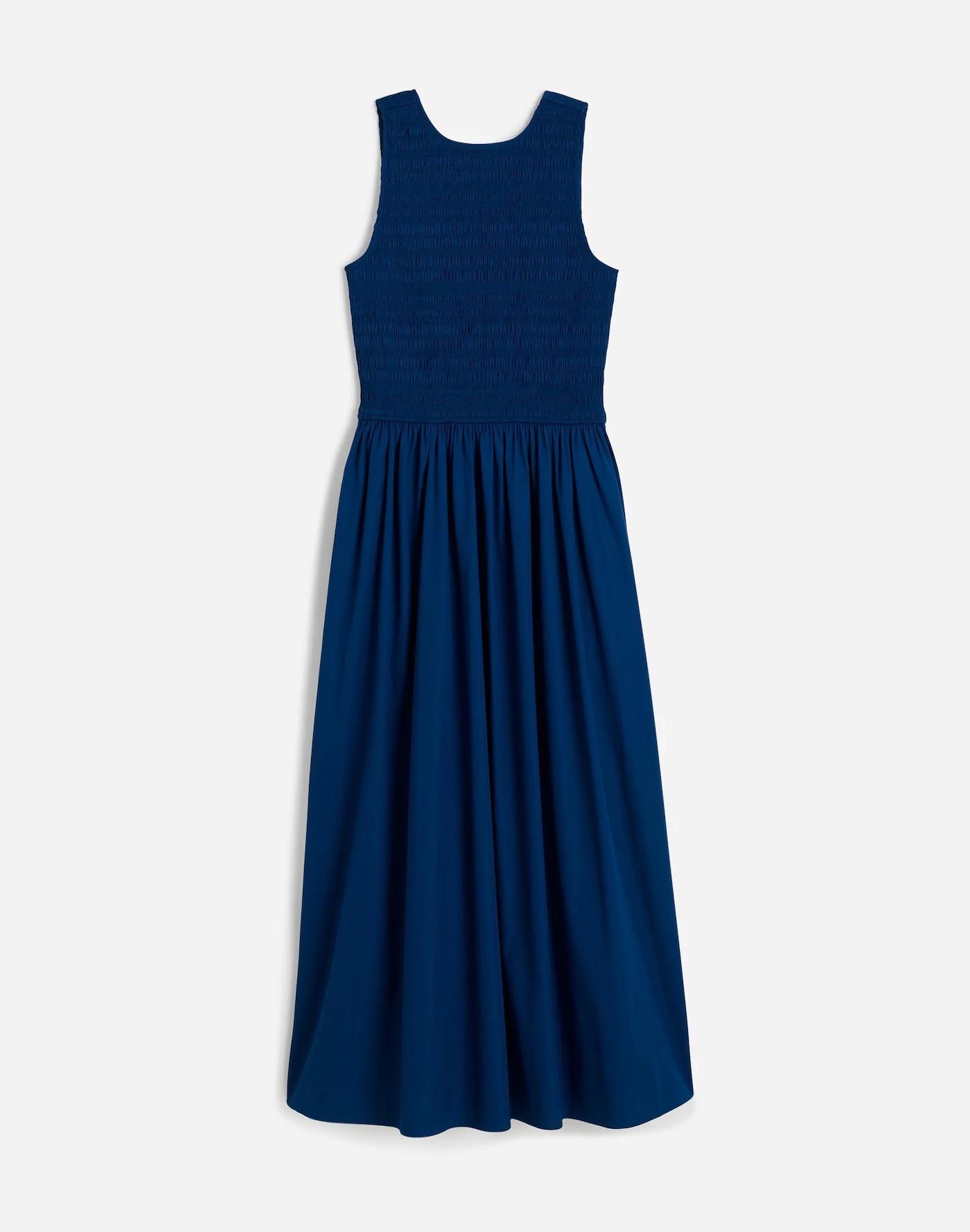 The Melody Scoopback Smocked Midi Dress Product Image