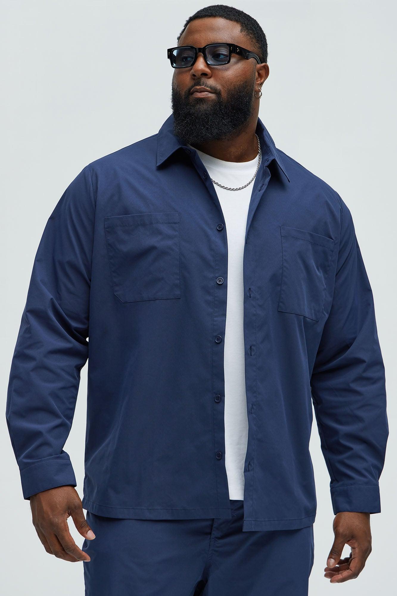 Ansel Tech Shirt - Navy Product Image
