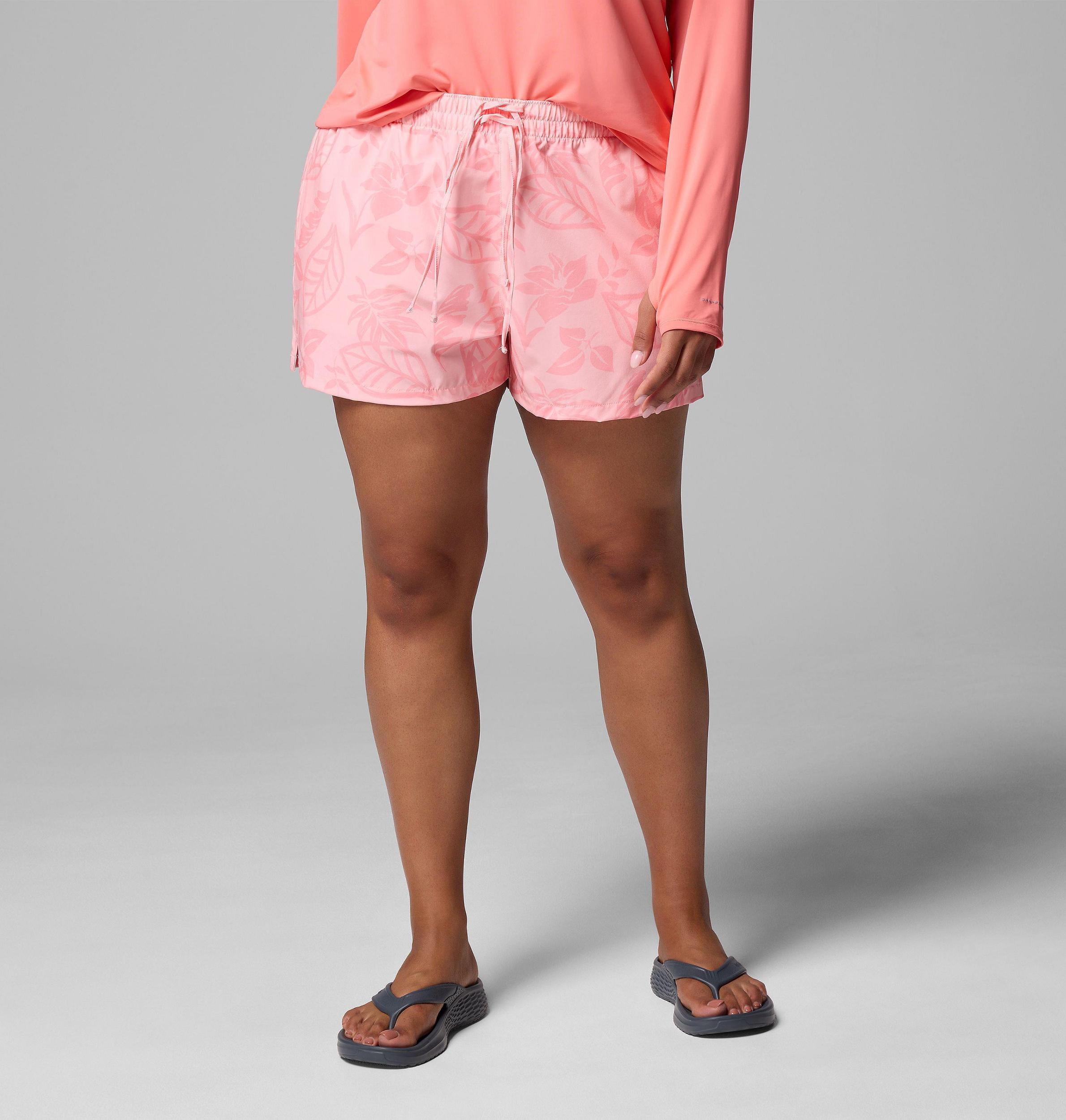 Columbia Womens Bogata Bay Print Shorts II - Plus Size- Product Image