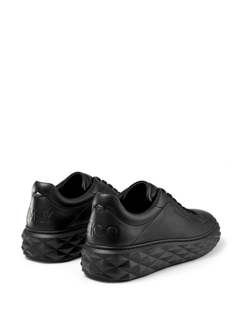 Diamond Maxi leather sneakers  Product Image