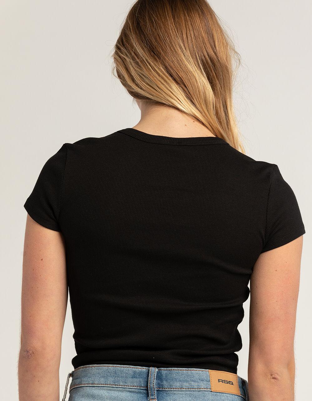 TILLYS Womens Crew Tee - BLACK Product Image