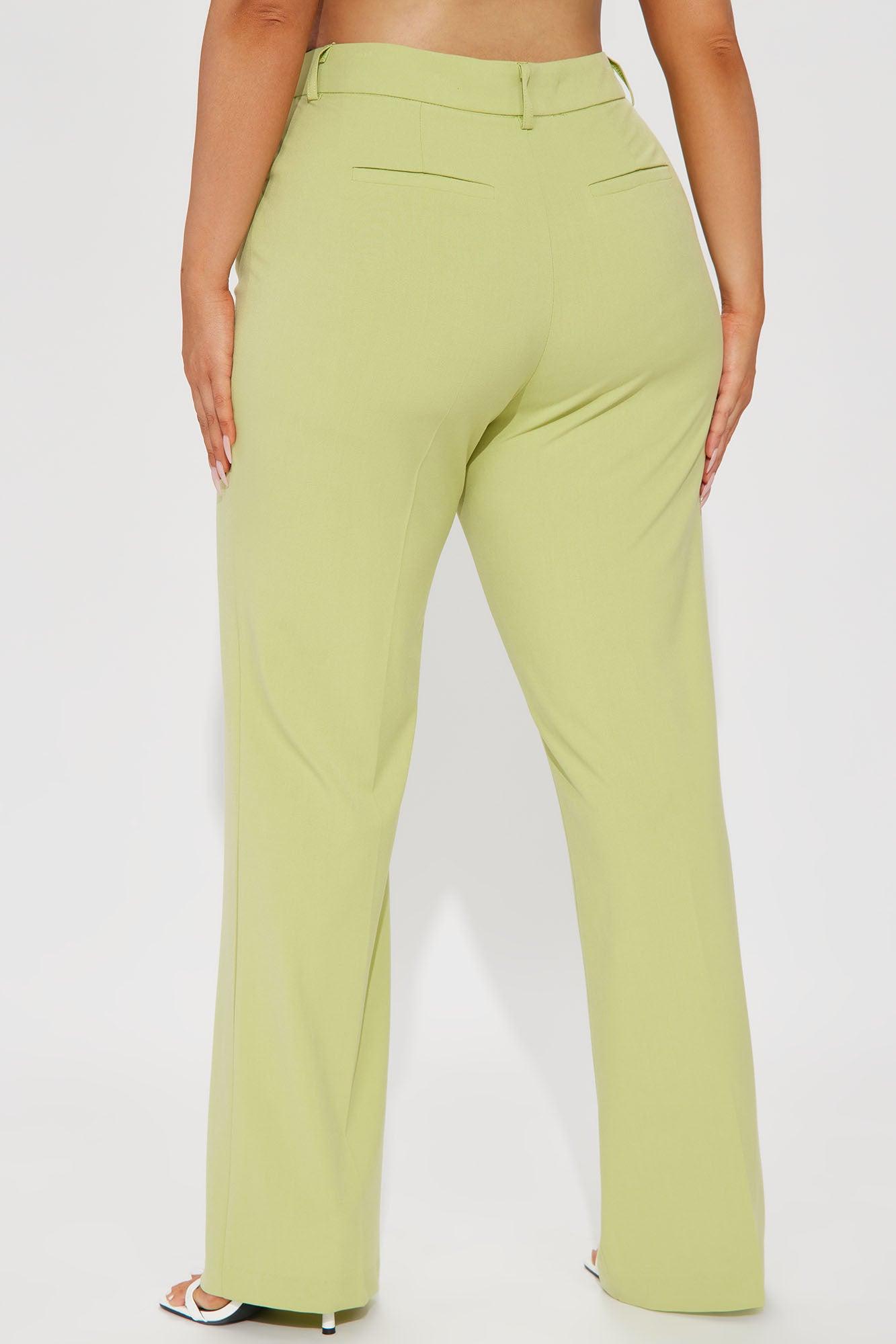 Tasha Dressy High Rise Pants - Sage Product Image