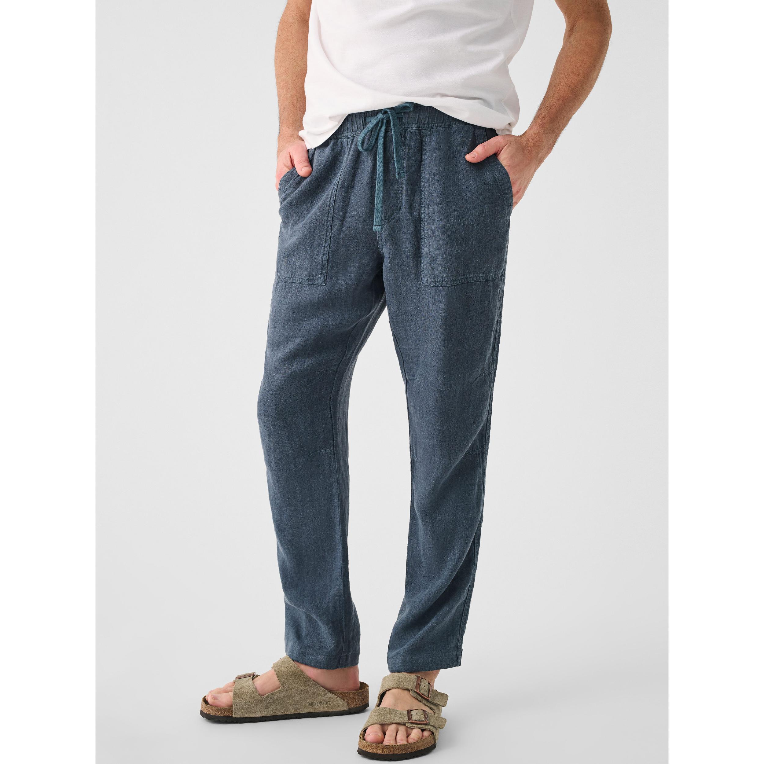 Linen Drawstring Pant Product Image