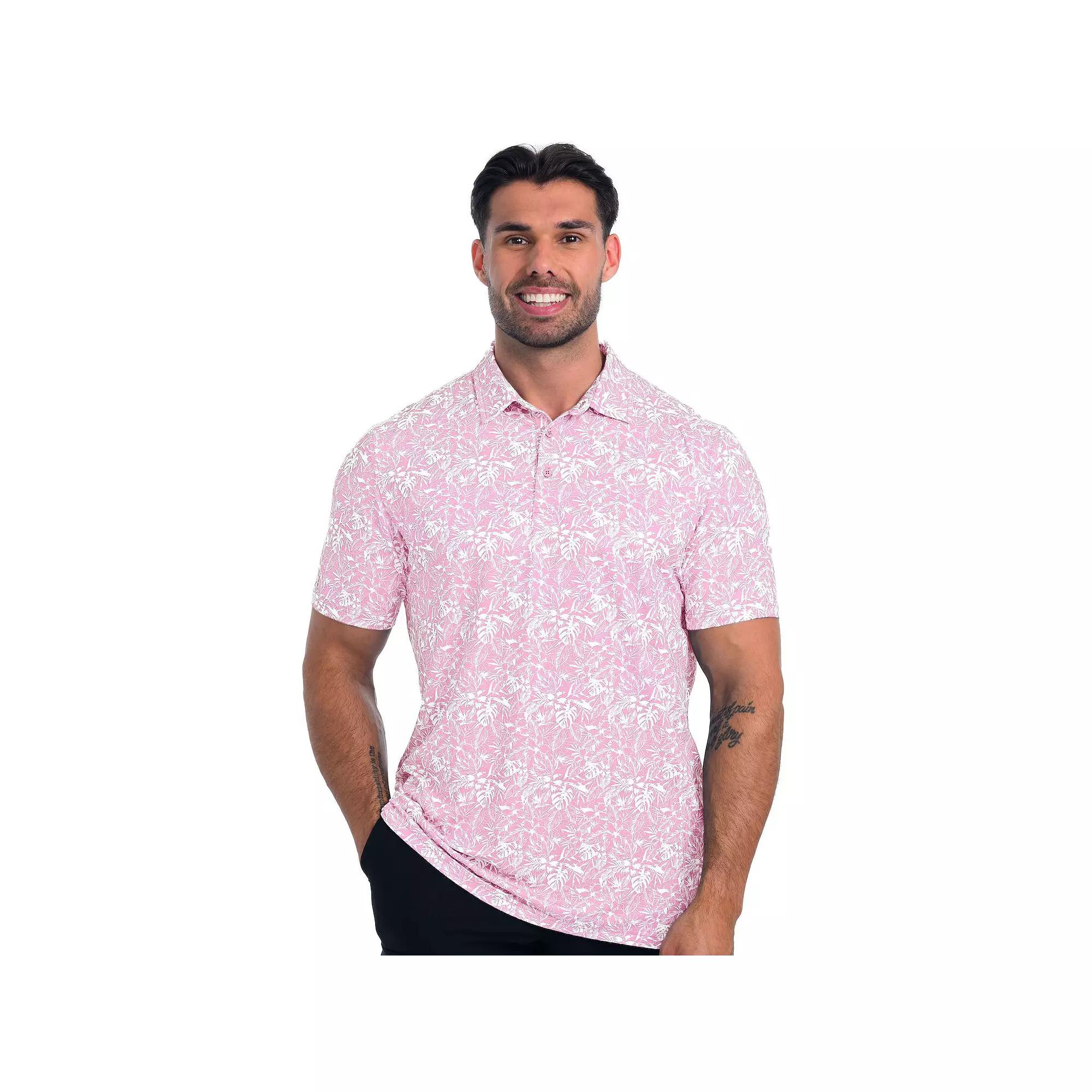 Men's Antigua Resort Polo, Size: Medium, Prism Pink Product Image