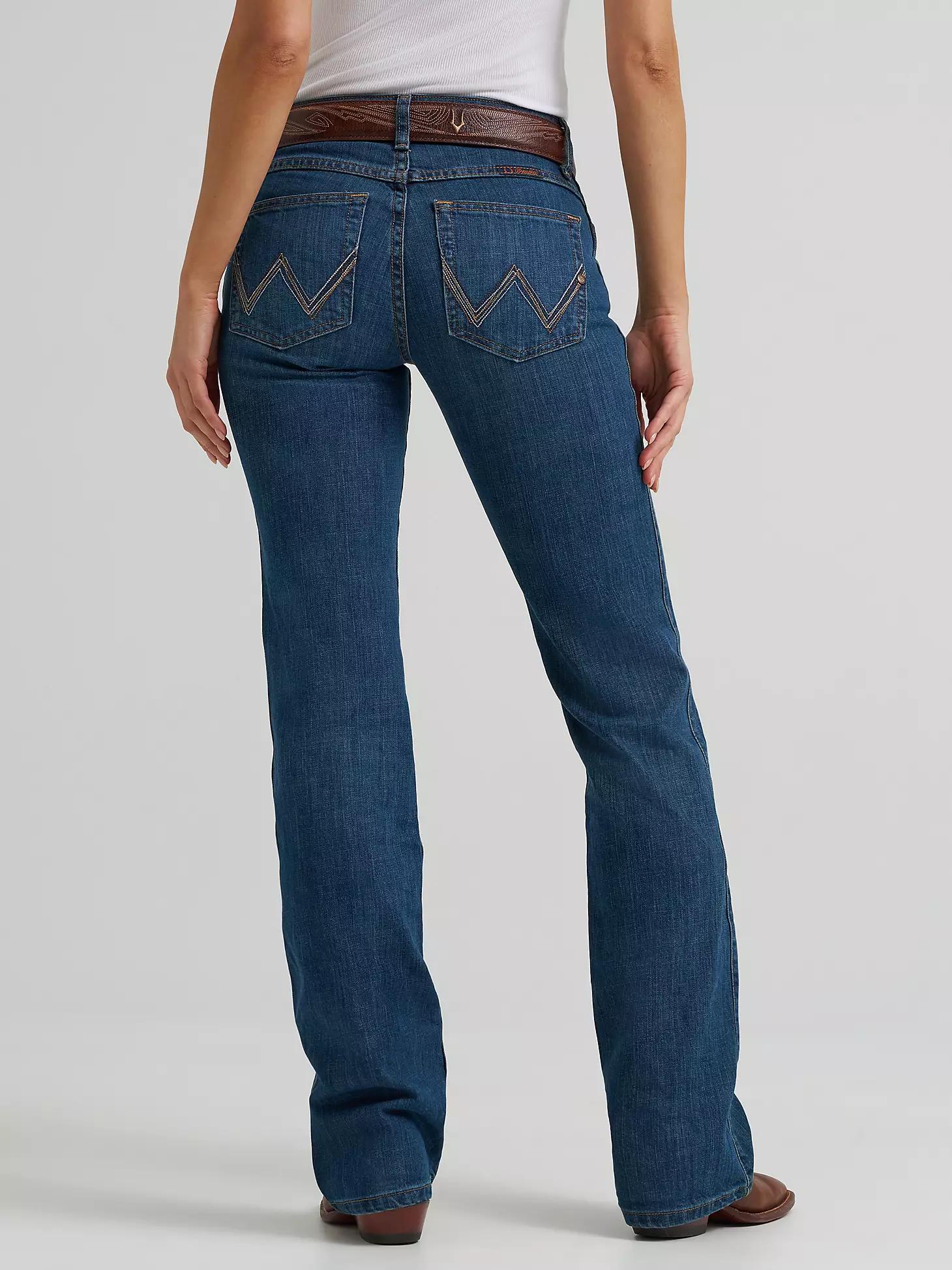 Women's Wrangler® Ultimate Riding Jean Q-Baby Mid-Rise Bootcut | Women's JEANS | Wrangler® Product Image