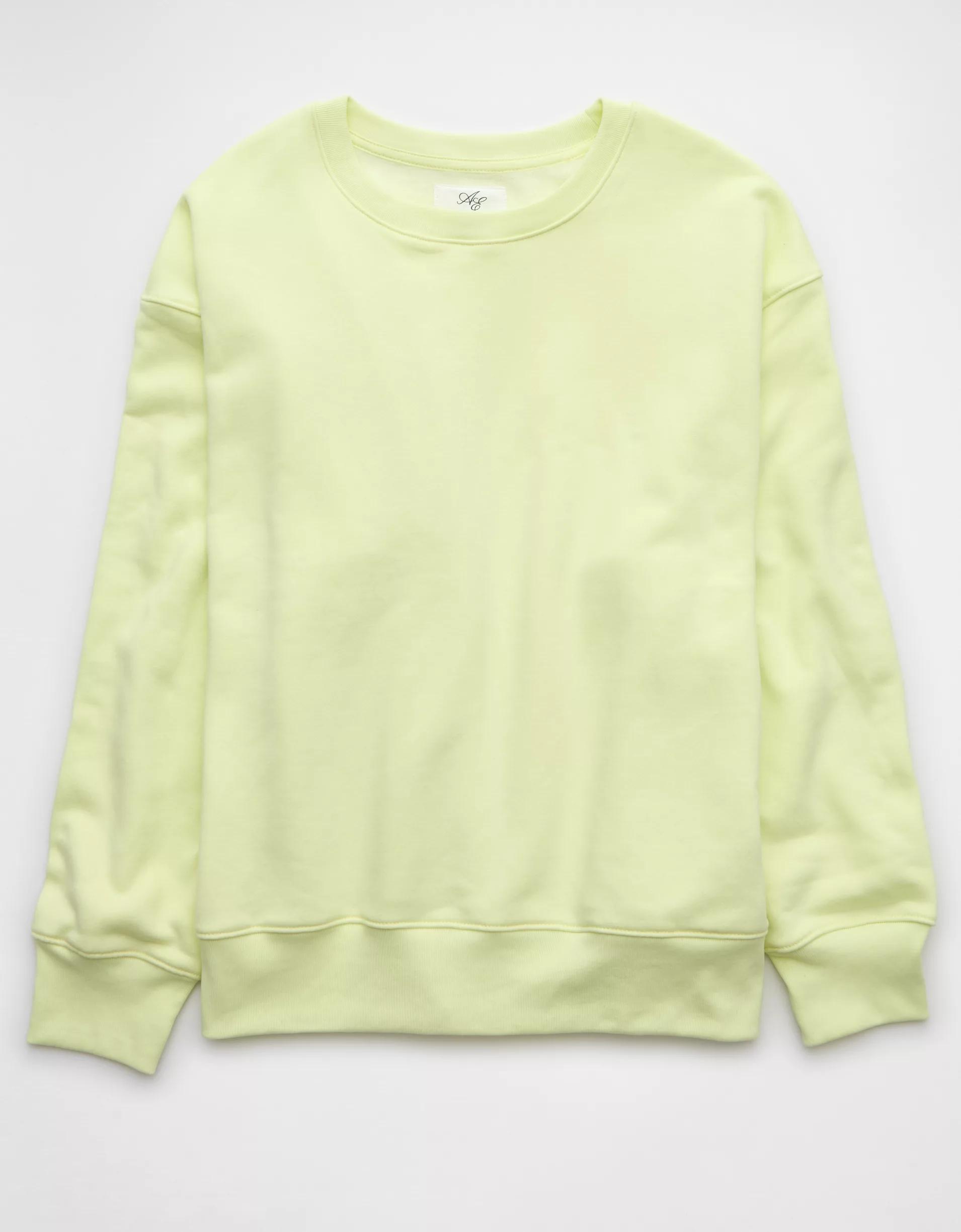AE Everyday Luxe Crew Neck Sweatshirt Product Image
