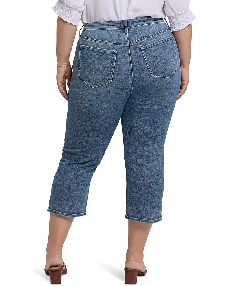Plus Size Wide Leg Cropped Cargo Product Image