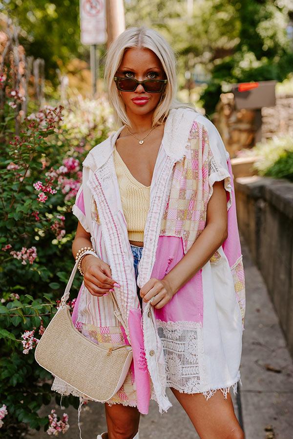 Boho Energy Color Block Top Product Image