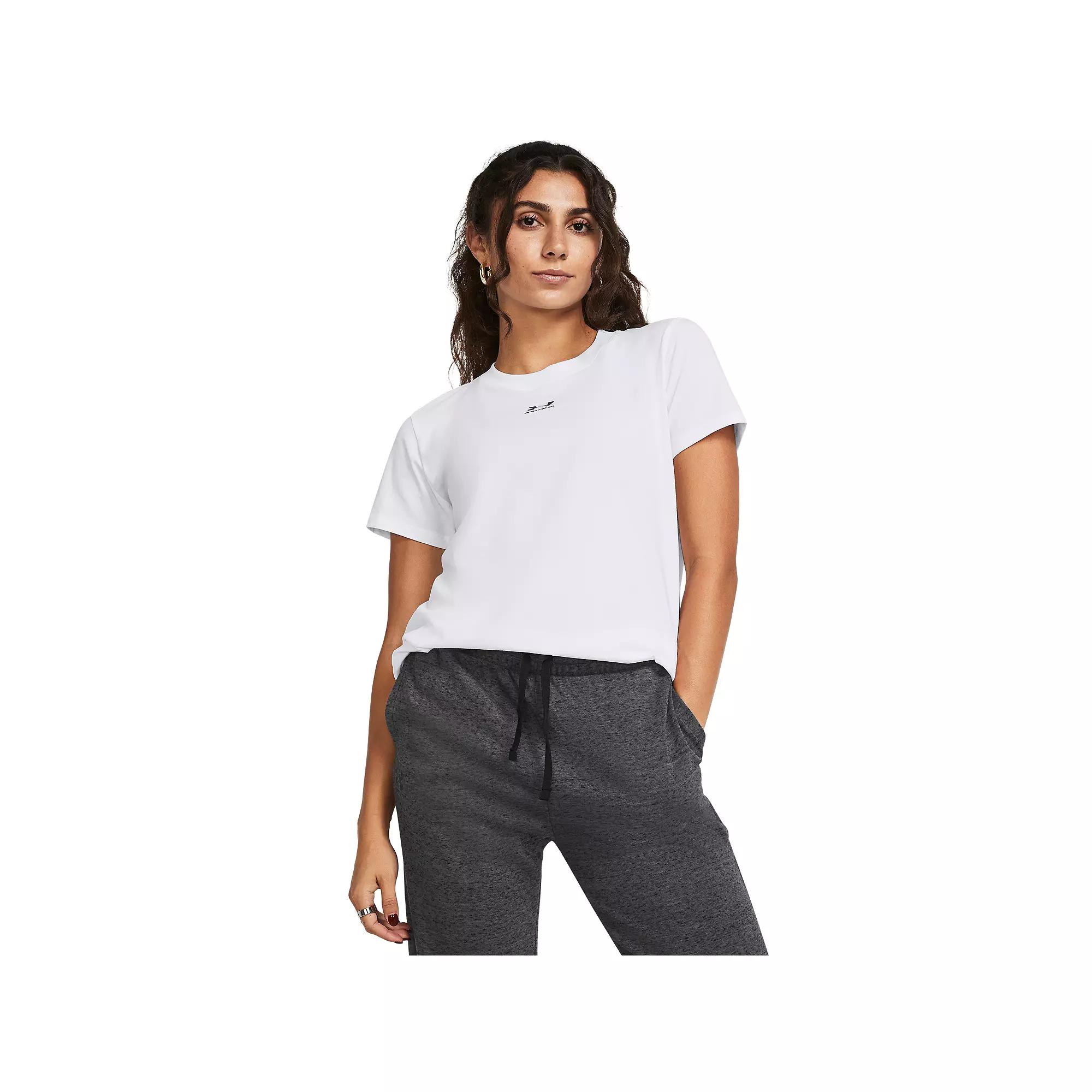 Women's Under Armour Rival Core Short Sleeve Tee,  Product Image