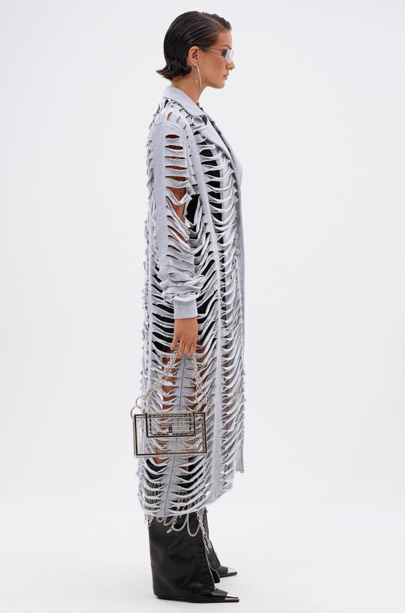 CUT IT OUT FRENCH TERRY TRENCH Product Image