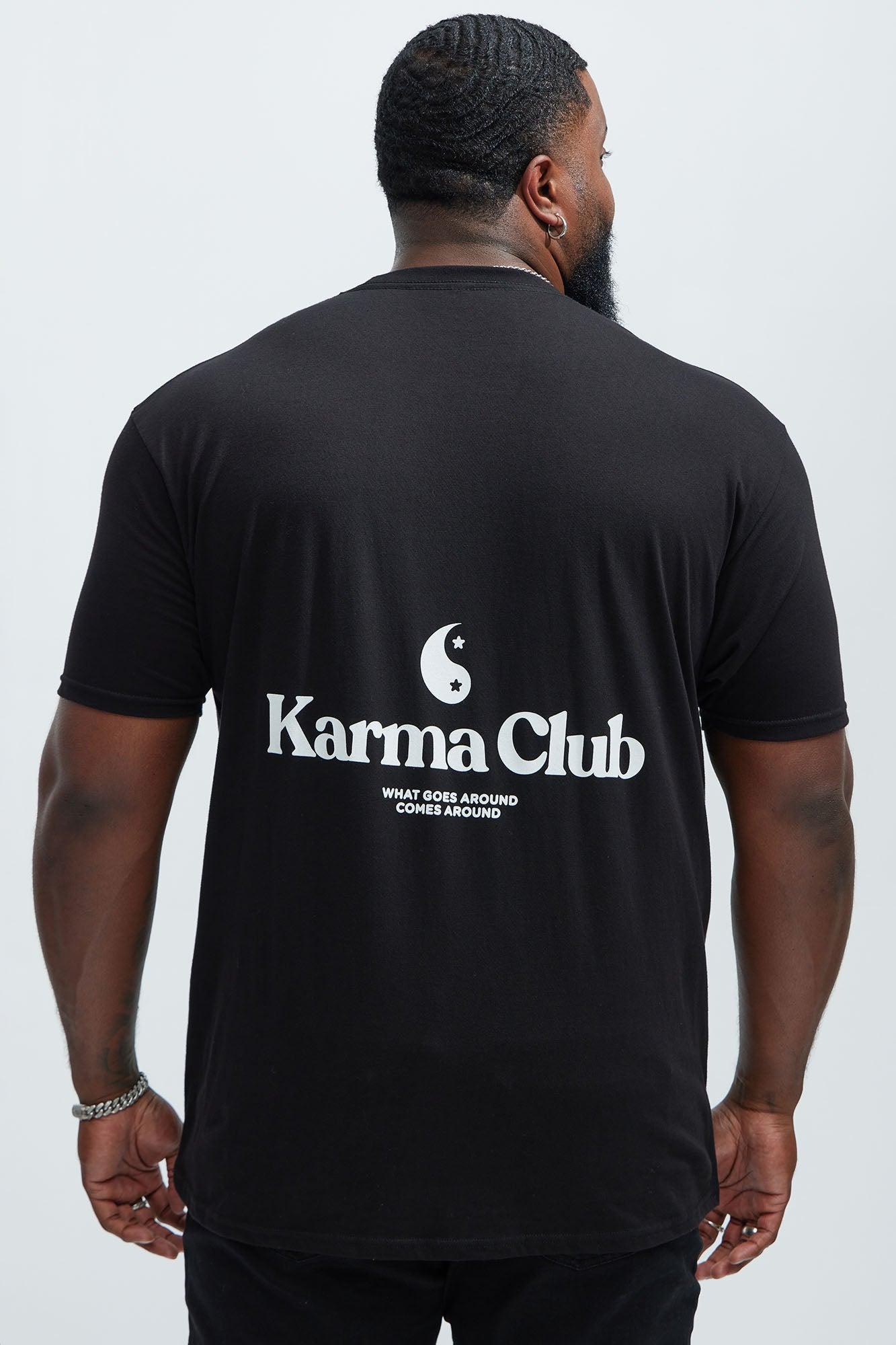 Karma Club Short Sleeve Tee - Black Product Image