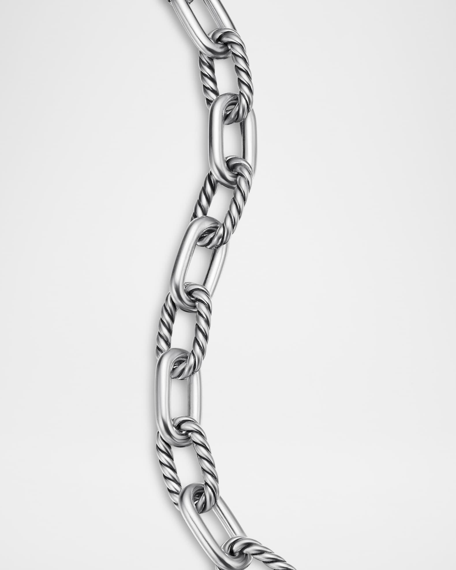 Womens Chain Madison Sterling Silver Bracelet Product Image
