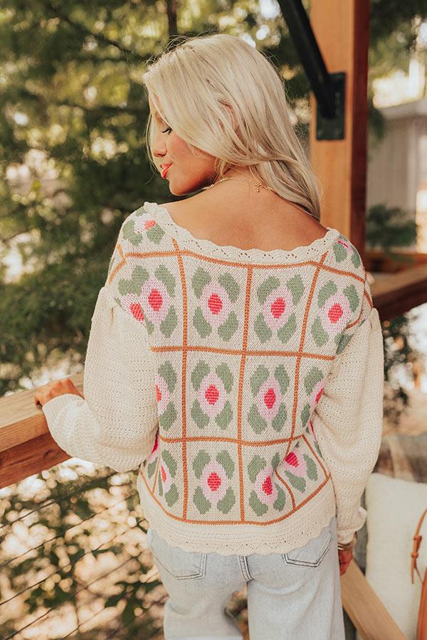 Boho Feels Knit Cardigan Product Image