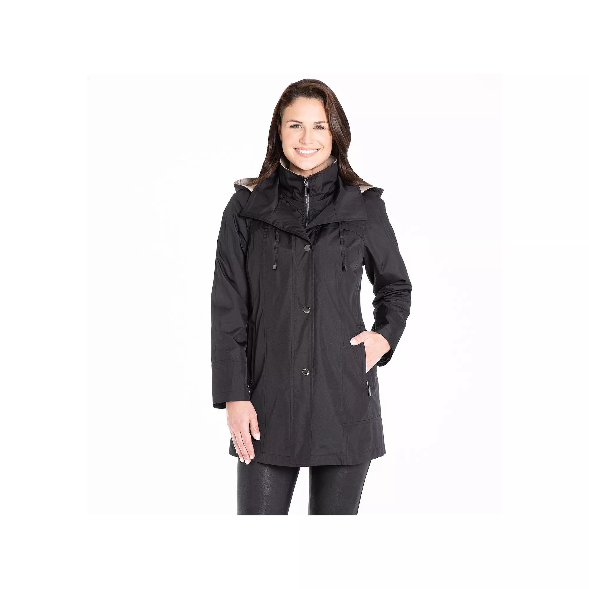 Women's Fleet Street Short Trench Rain Coat,  Product Image