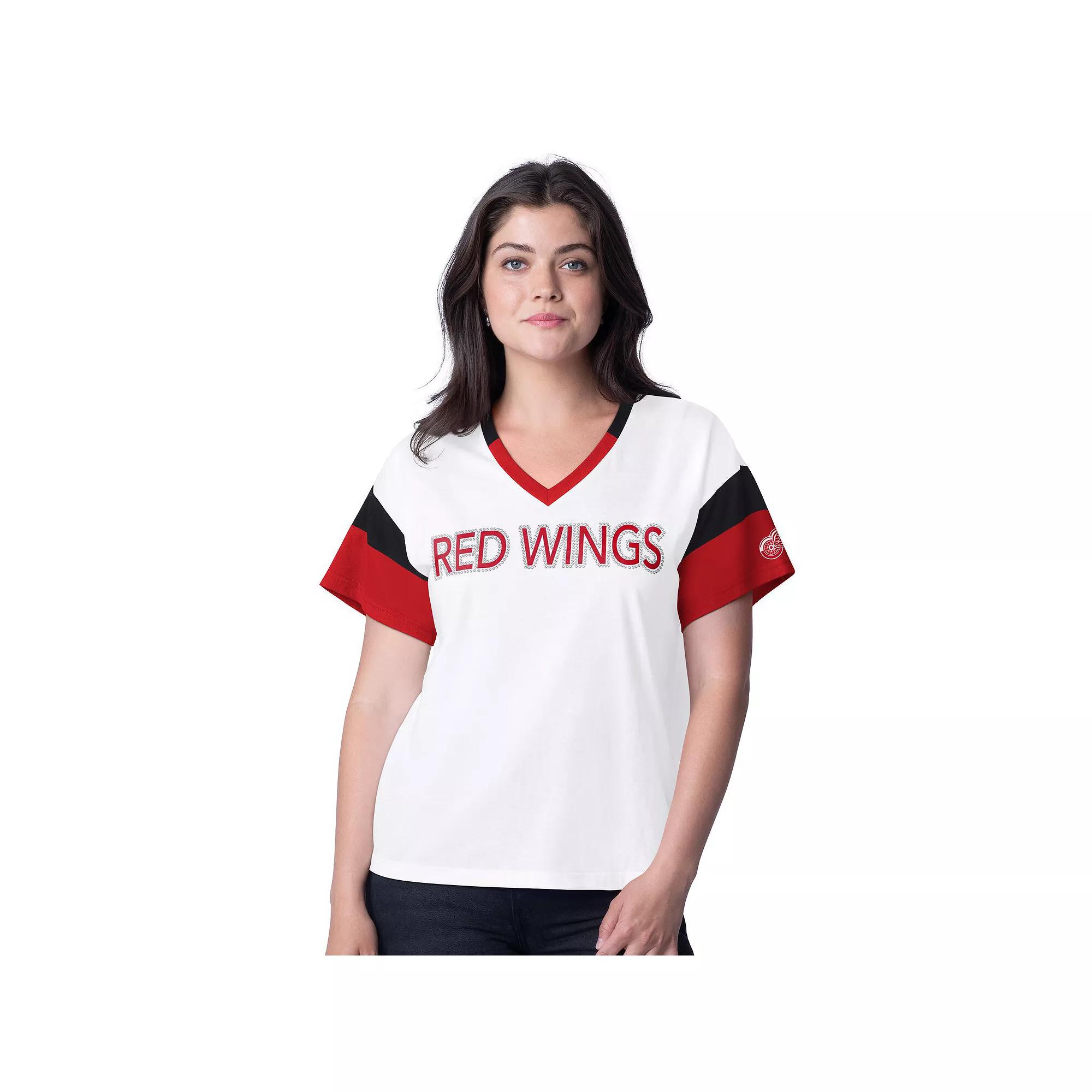 Women's G-III 4Her by Carl Banks White Detroit Red Wings Rink Over Product Image