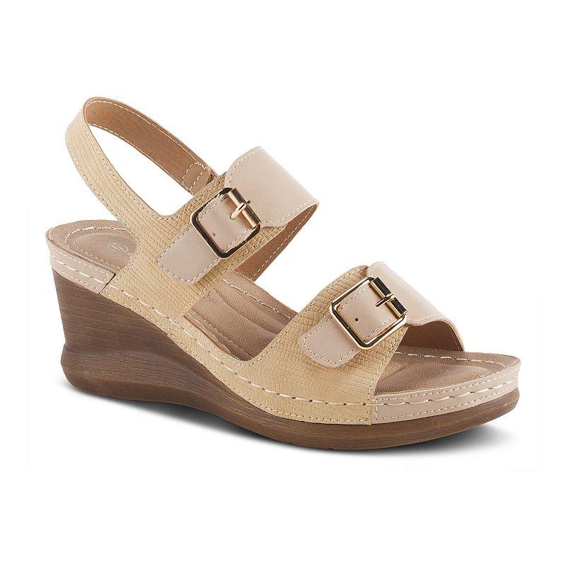 Patrizia Tavlin Women's Wedge Sandals, Size: 41, Black Product Image