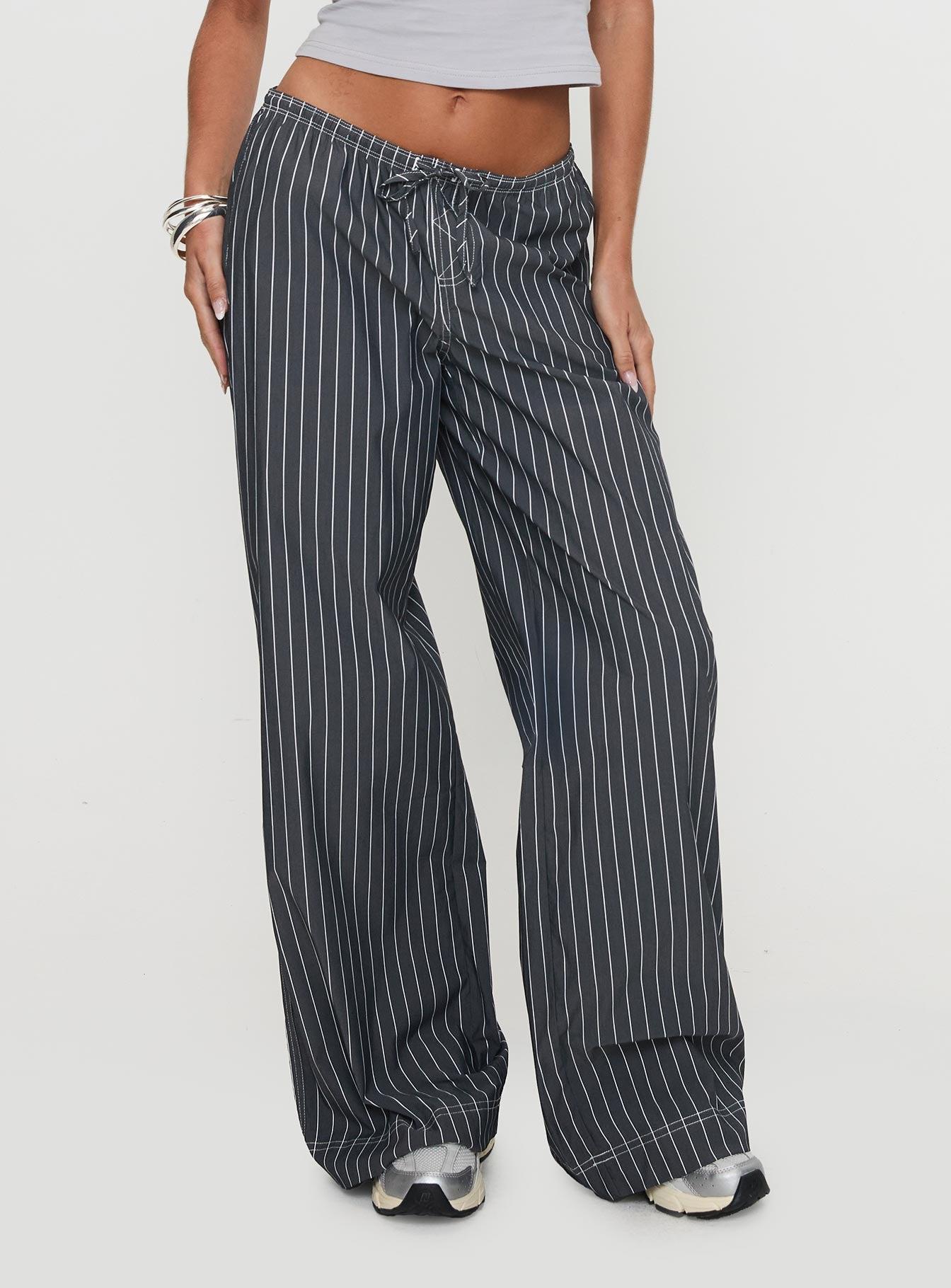 Terrance Baggy Pant Grey Stripe Product Image