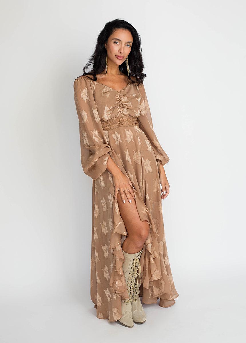 Isabella Dress in Latte Female Product Image