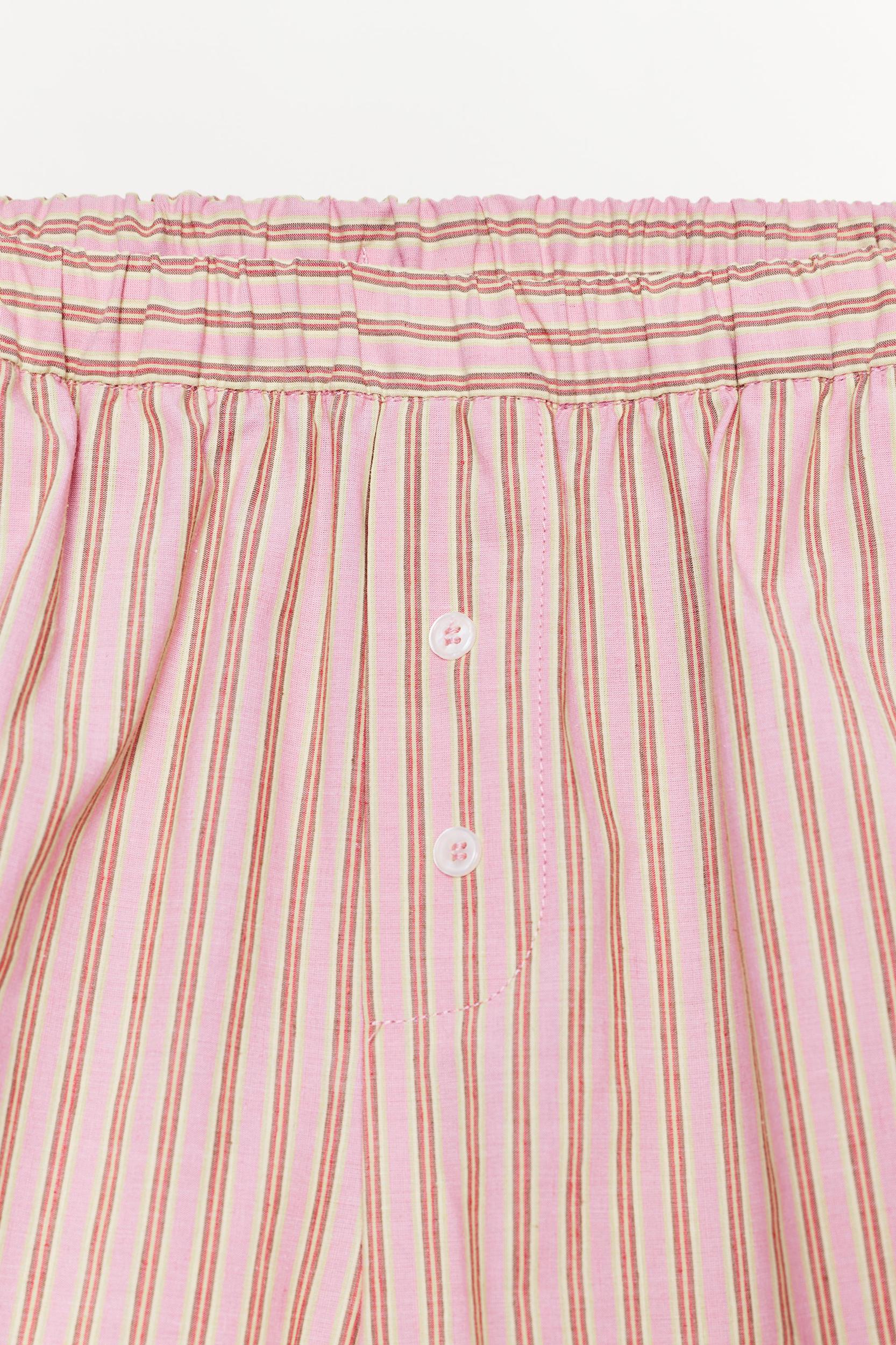 STRIPED SHORTS WITH COTTON Product Image