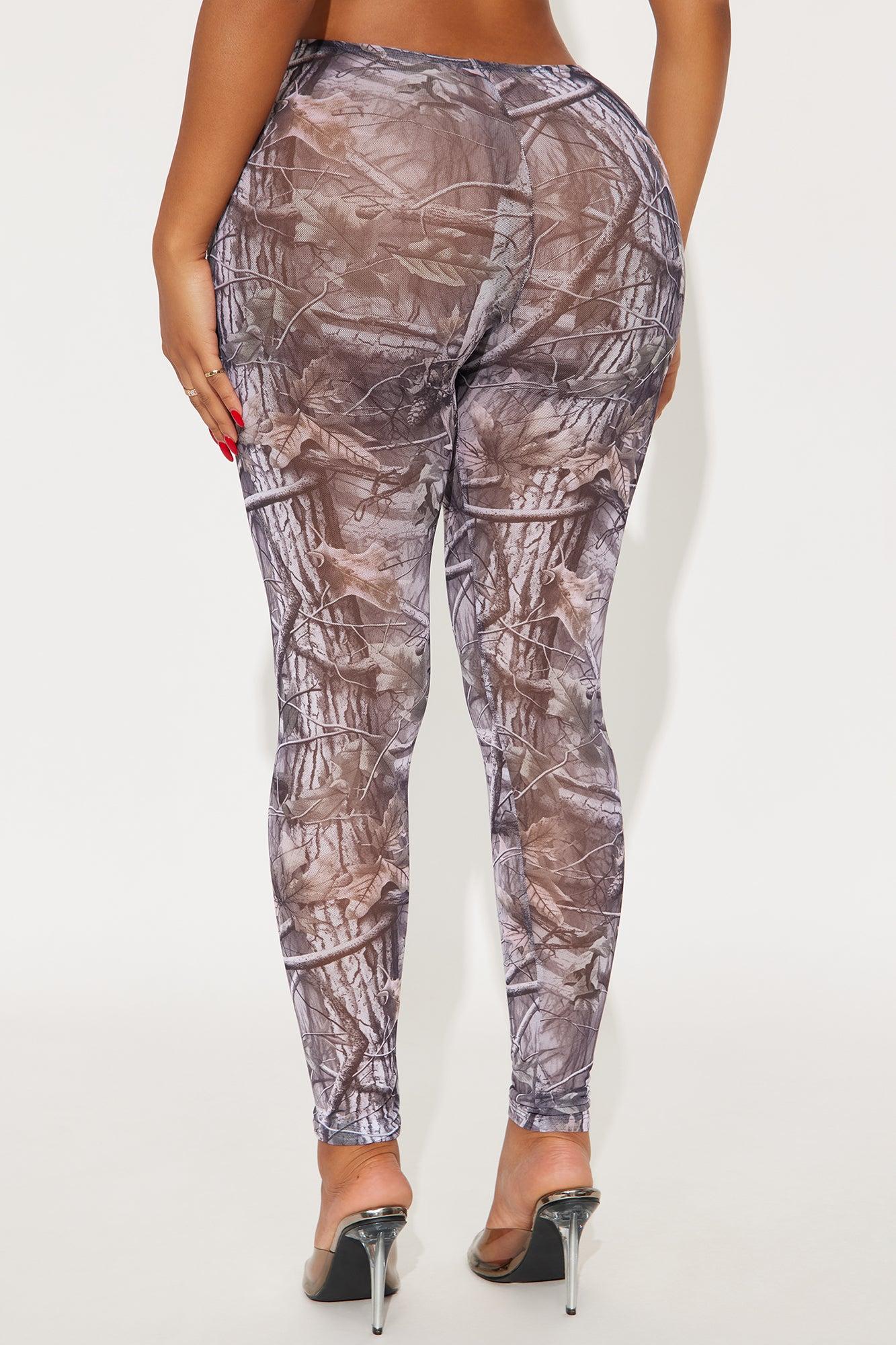 Hidden Motives Camo Mesh Legging - Camouflage Female Product Image