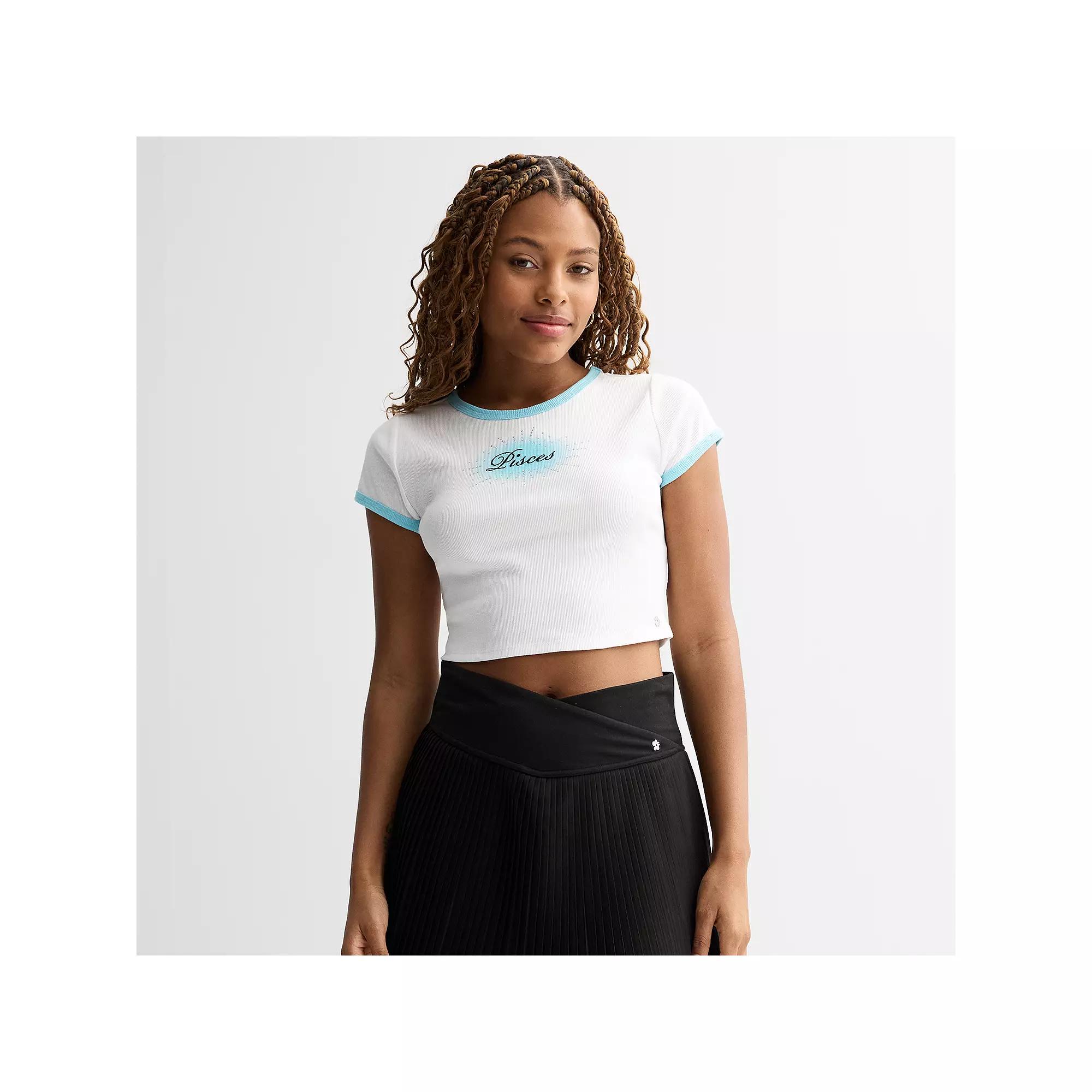 Women's Limited Too Zodiac Sign Baby Tee, Infant Girl's,  Product Image